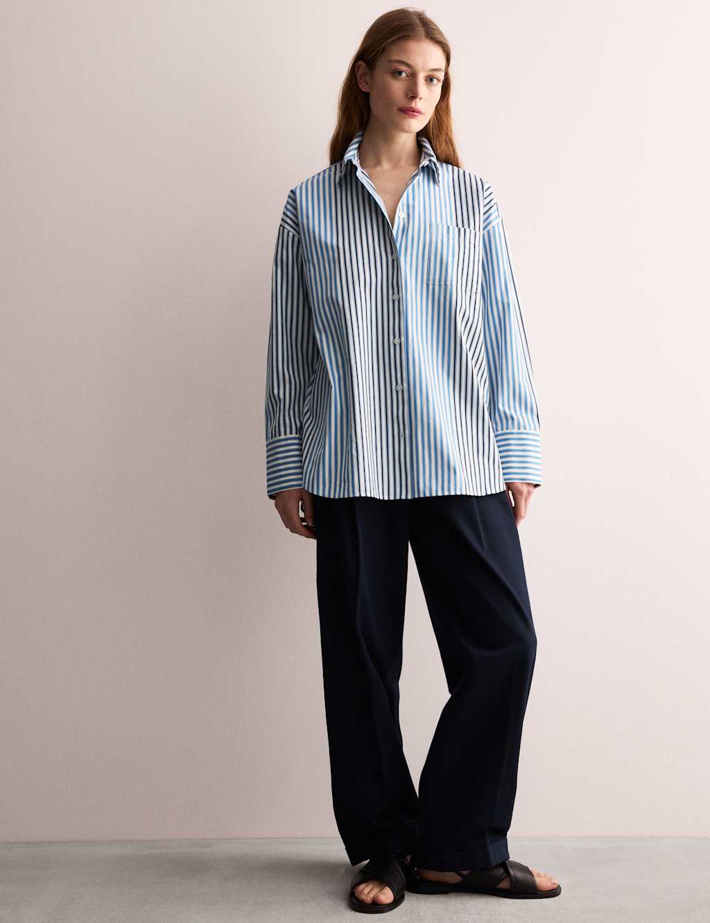 Pure Cotton Striped Shirt