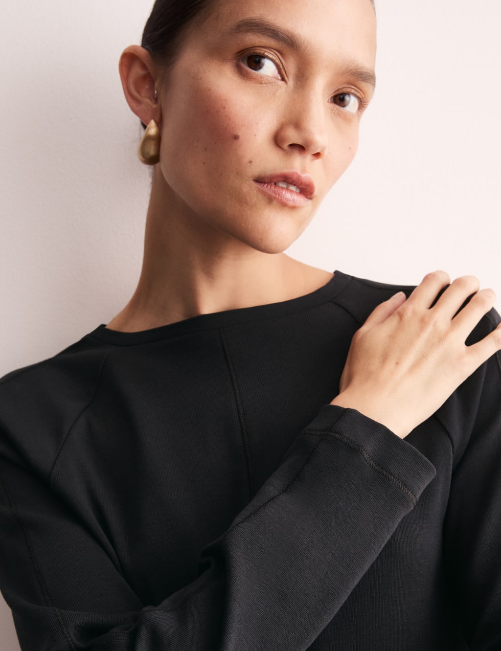 Pure Cotton Seam Detail Top