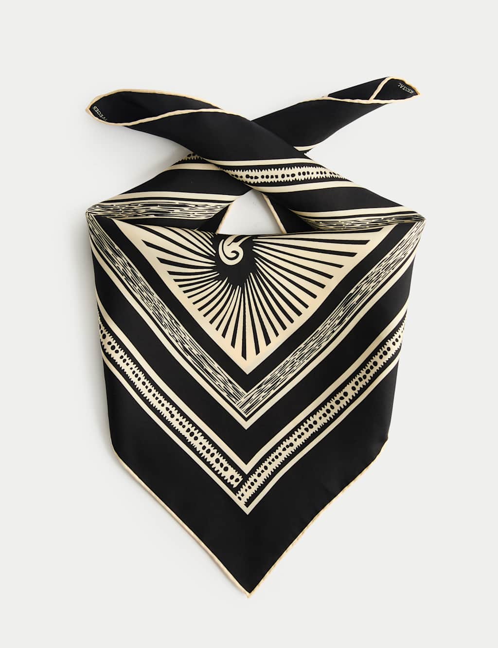 Jaeger Women's Pure Silk Printed Scarf - Ivory Mix - By M&S