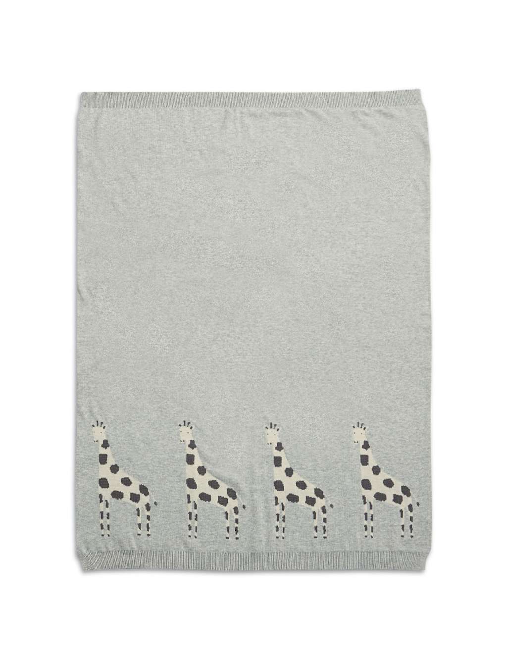 Pure Cotton Knitted Giraffe Shawl