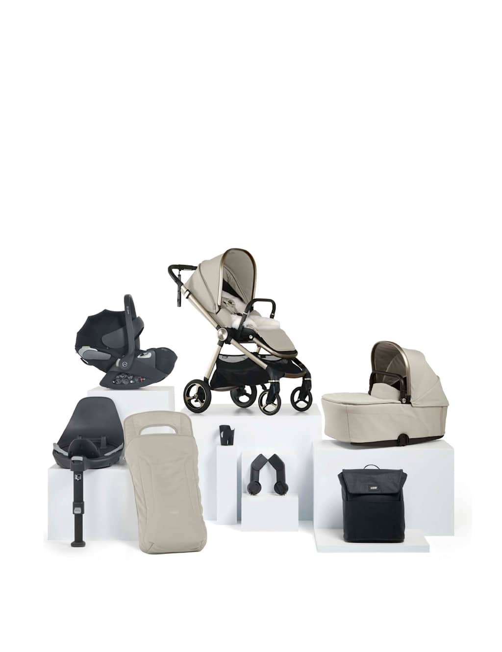 Mamas & Papas Vardo Shell 9 Piece Complete Cloud T Kit Beige