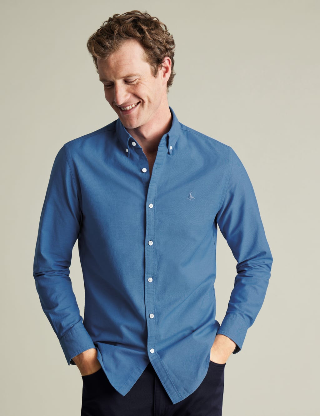 Slim Fit Pure Cotton Stretch Oxford Shirt