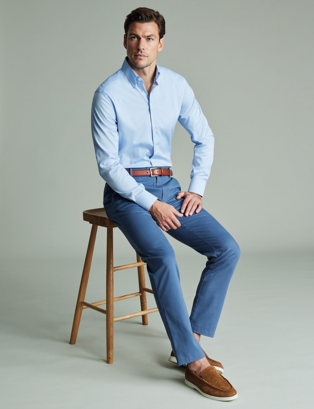 Slim Fit Non Iron Stretch Chinos