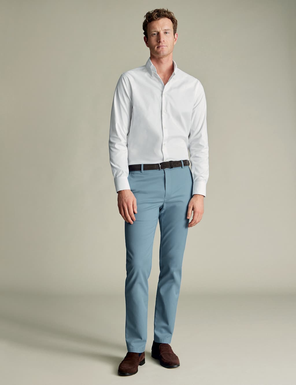 Slim Fit Non Iron Stretch Chinos