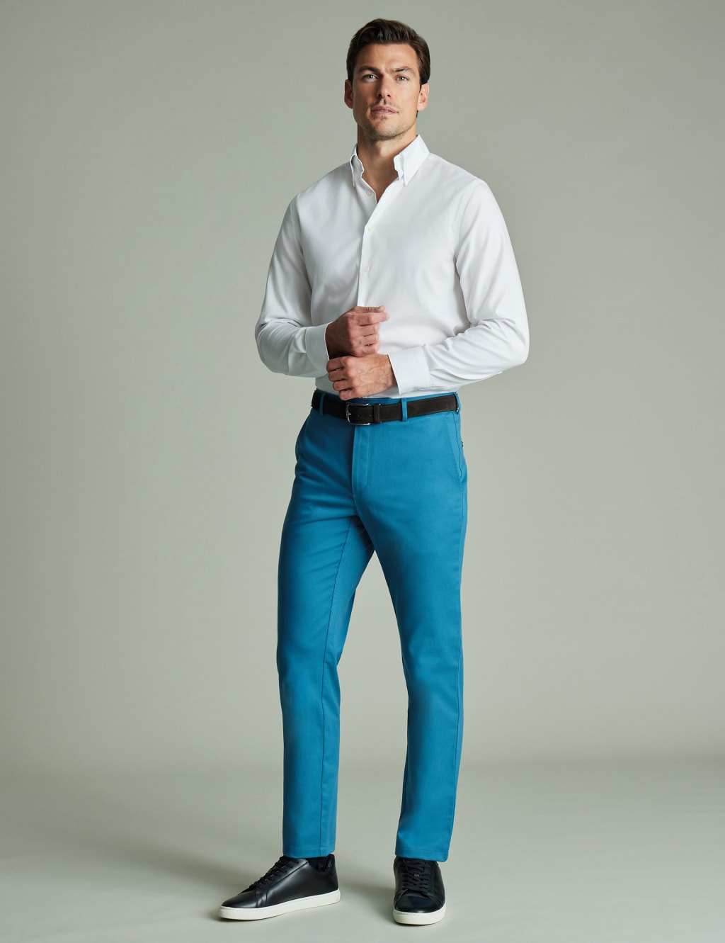 Slim Fit Non Iron Stretch Chinos