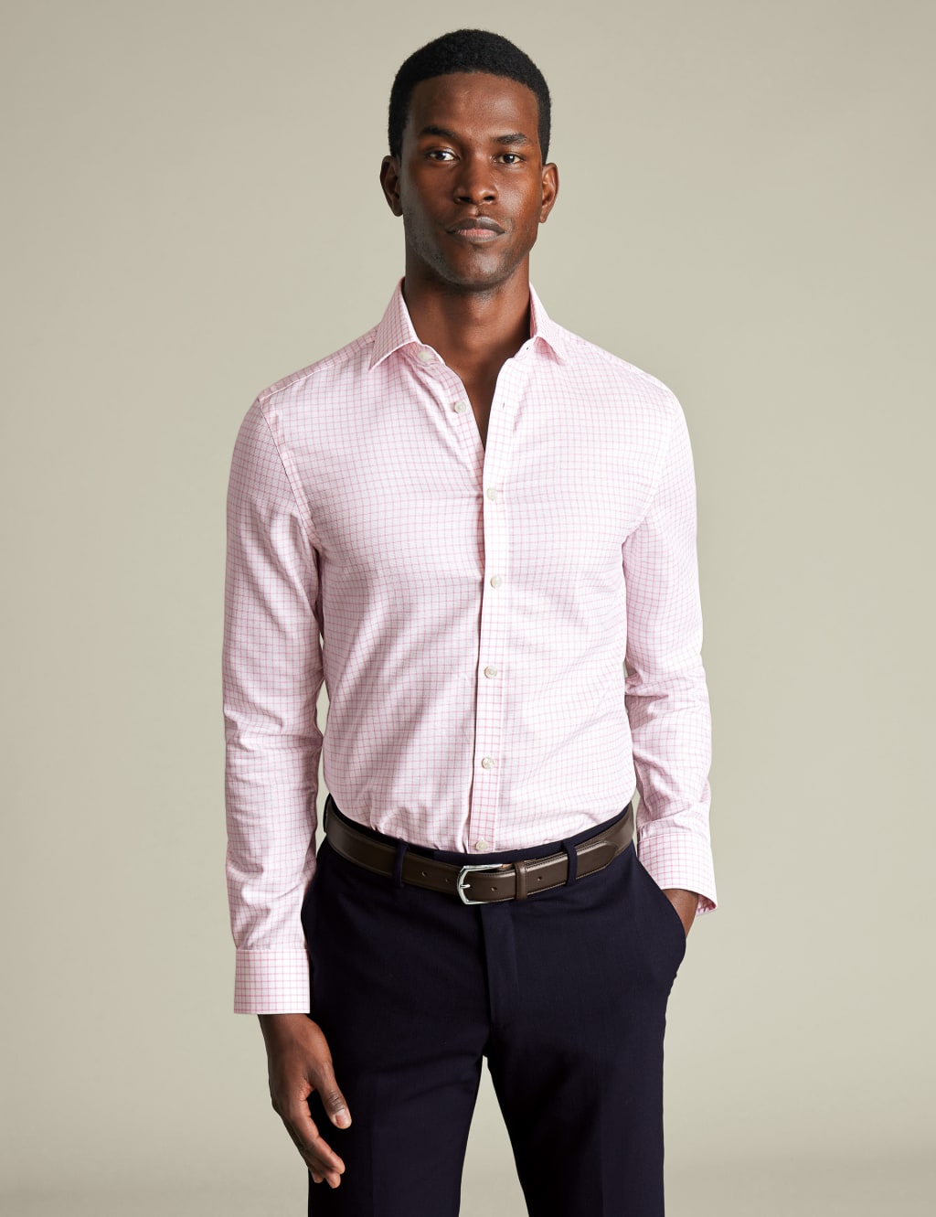 Regular Fit Easy Iron Pure Cotton Shirt
