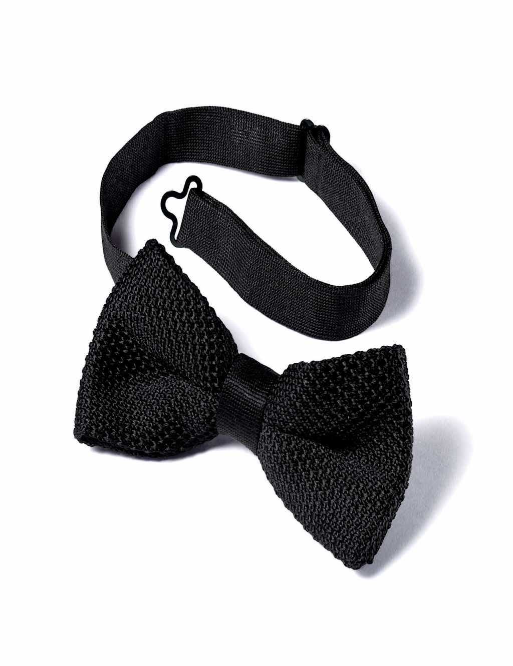 Pure Silk Knitted Bow Tie