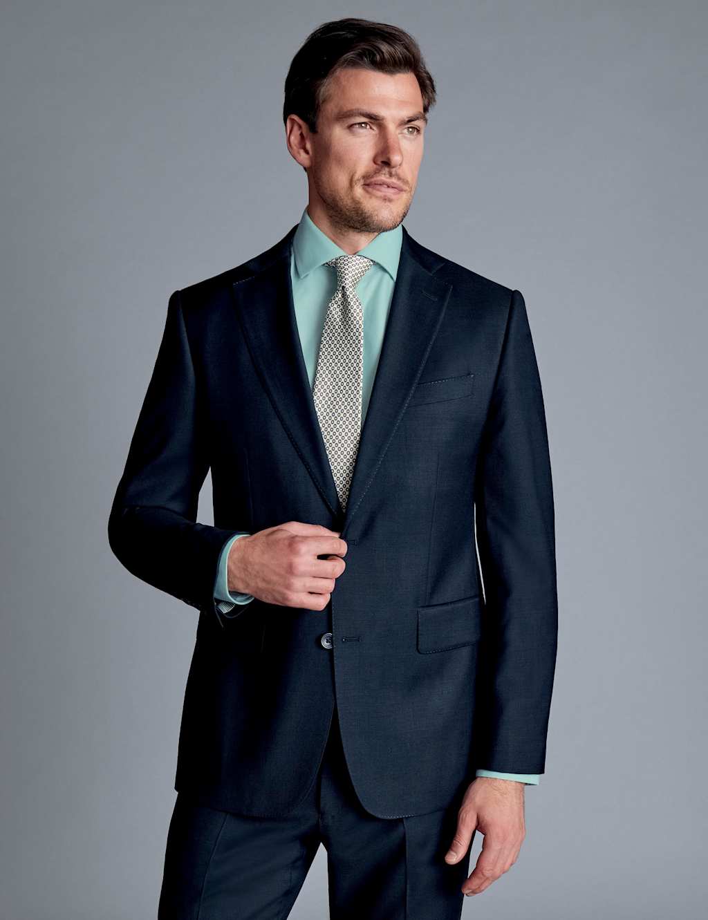 Regular Fit Pure Wool Stretch Suit Jacket