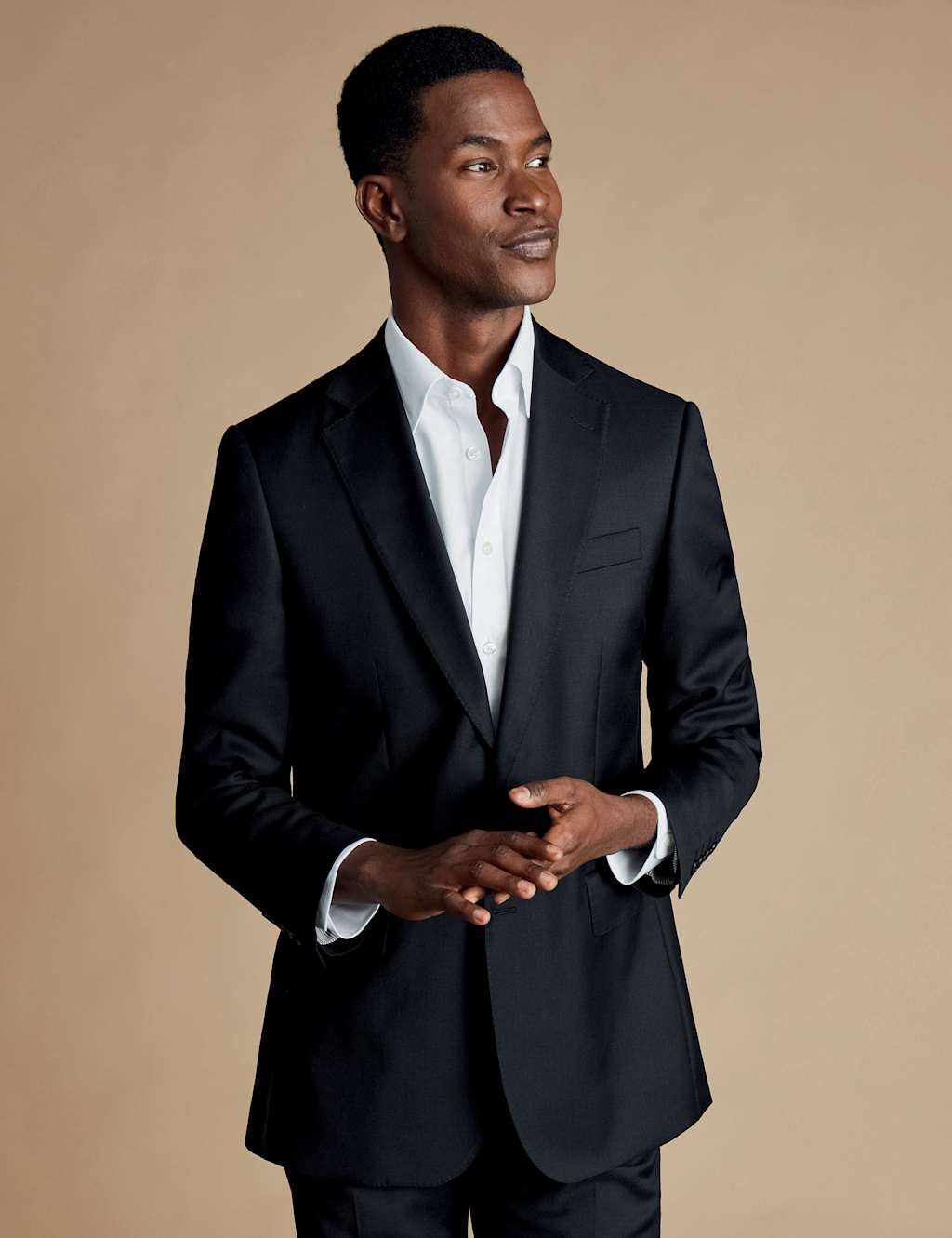 Regular Fit Pure Wool Stretch Suit Jacket