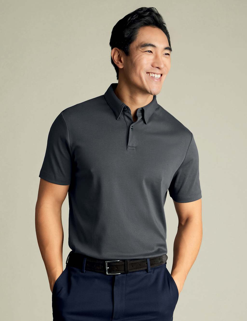 Pure Cotton Jersey Polo Shirt