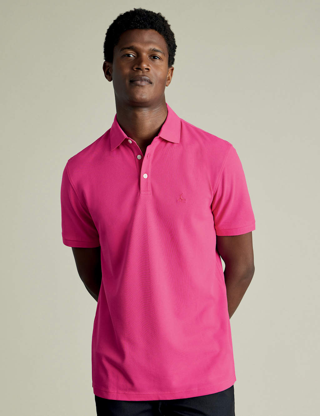 Charles Tyrwhitt Cotton Rich Pique Polo Shirt Pink
