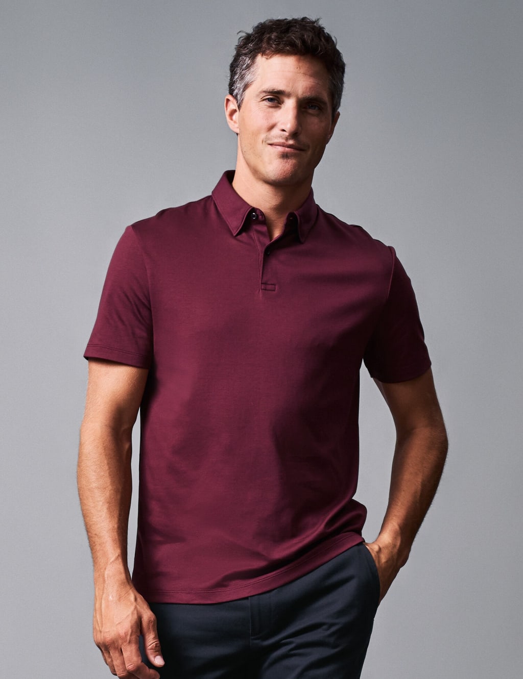 Pure Cotton Jersey Polo Shirt