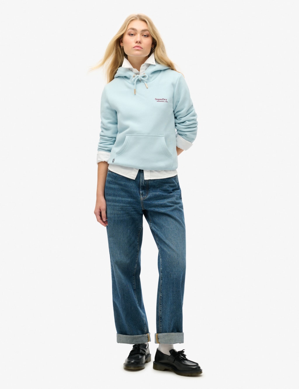 Cotton Rich Relaxed Hoodie