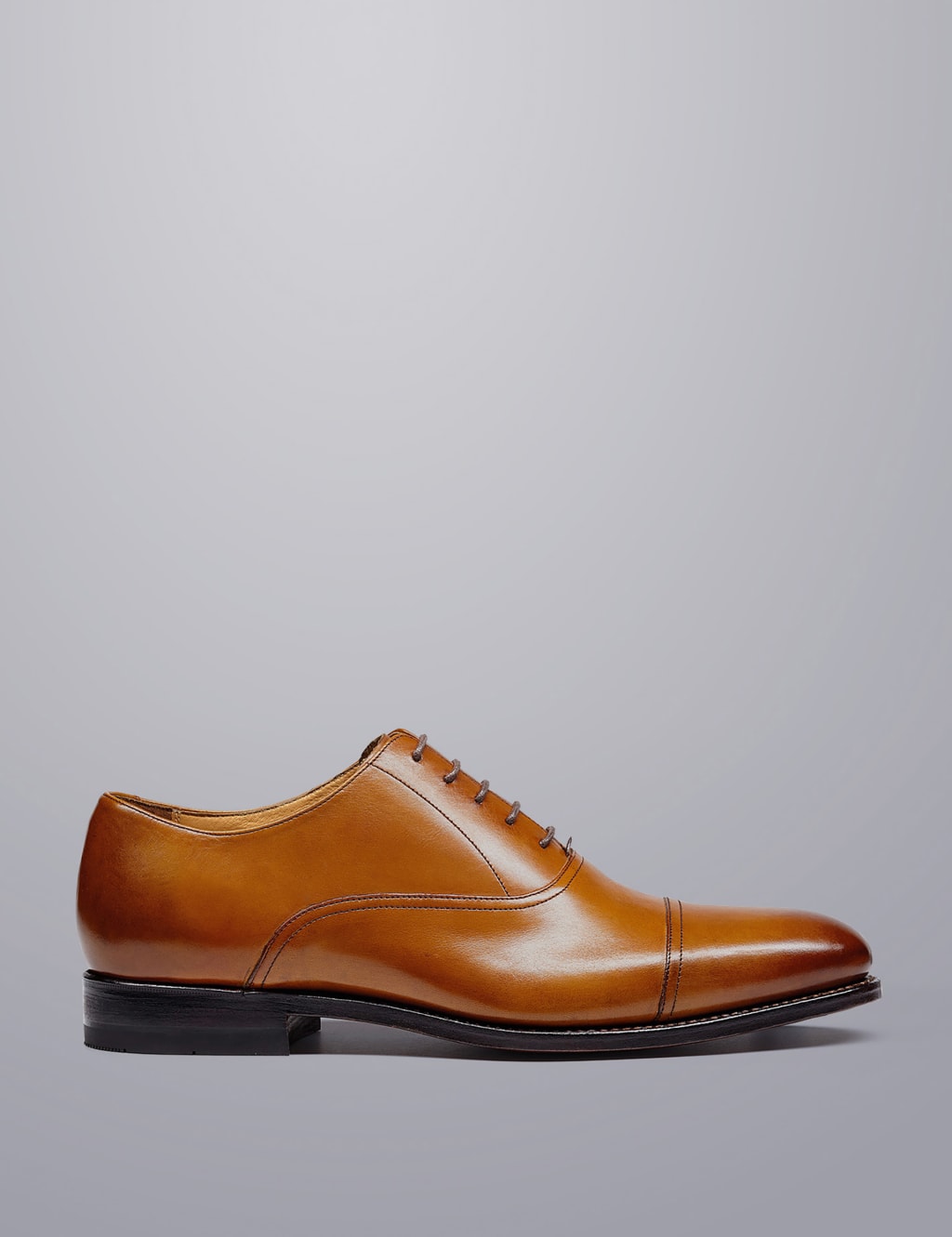 Charles Tyrwhitt Men's Leather Oxford Shoes - 9 - Tan, Tan