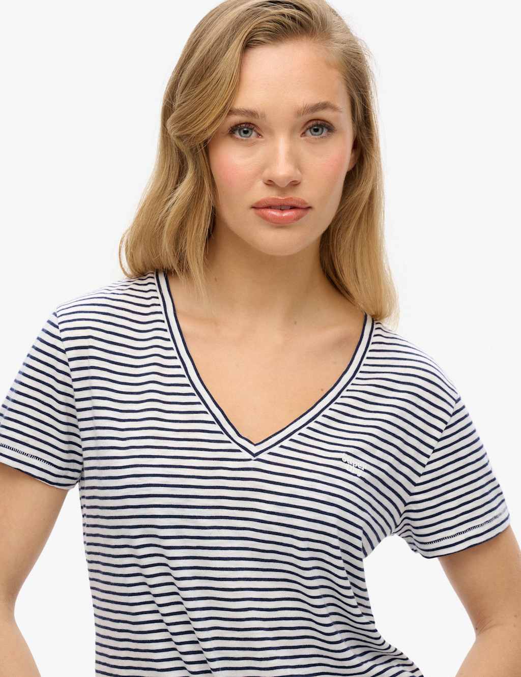 Cotton Rich V-Neck Relaxed T-Shirt