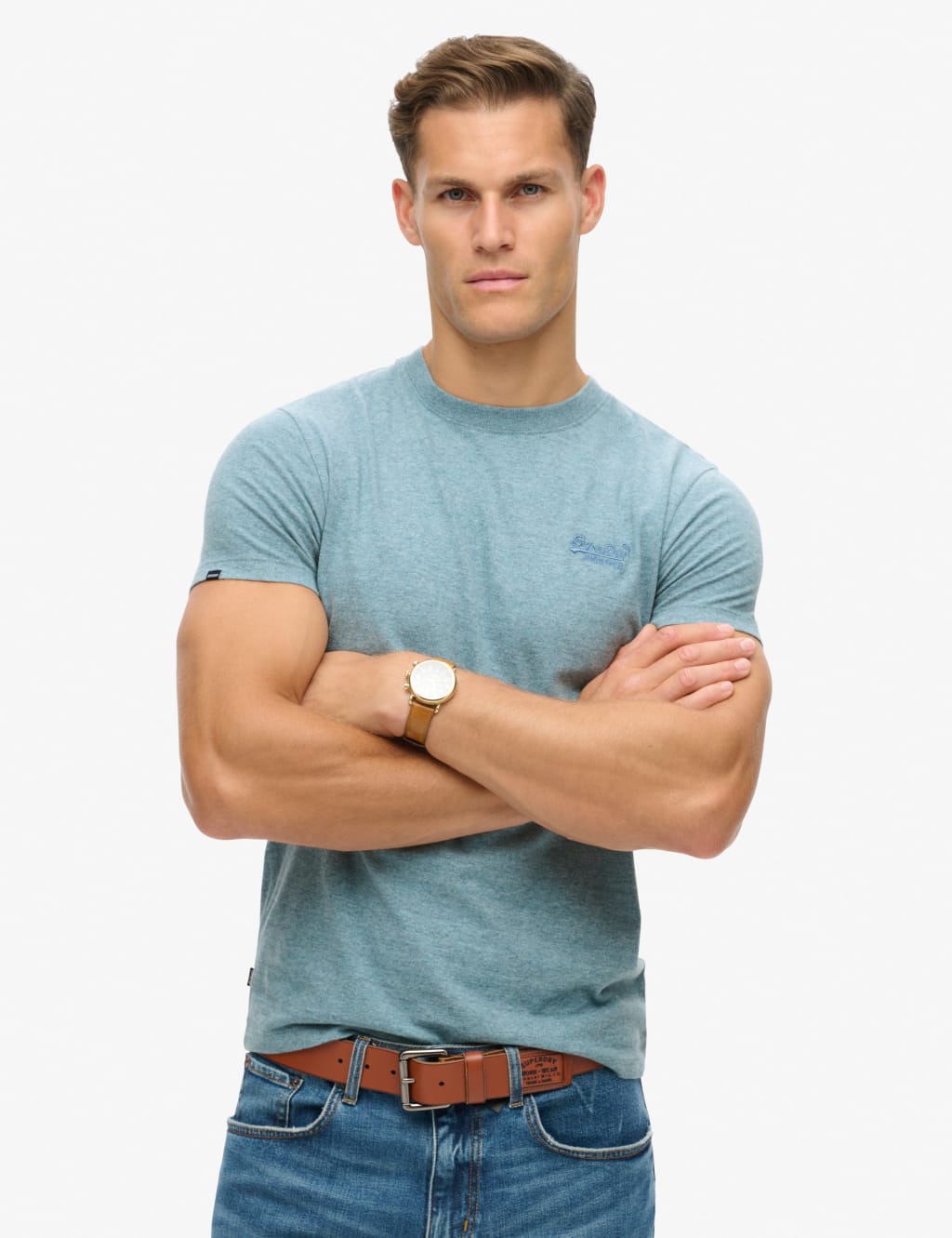 Relaxed Fit  Cotton Textured T-Shirt