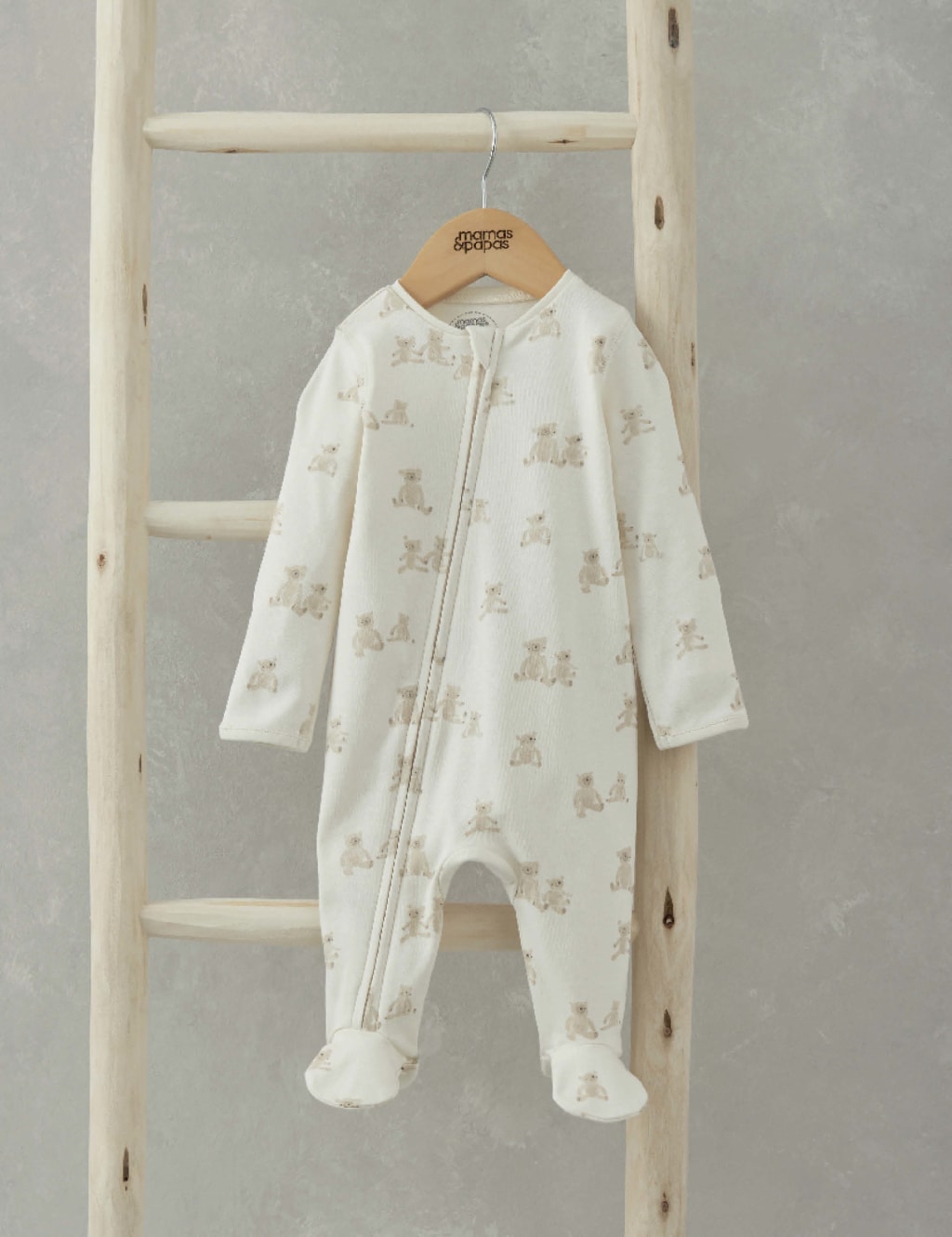 Teddy Bear Print All In One (6½lbs-1 Yrs)