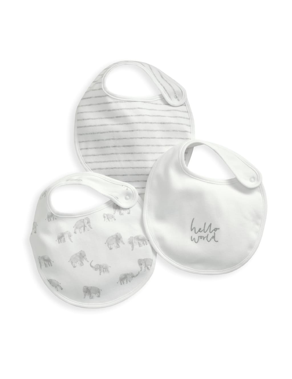 Elephant Bib Set 3 Pack