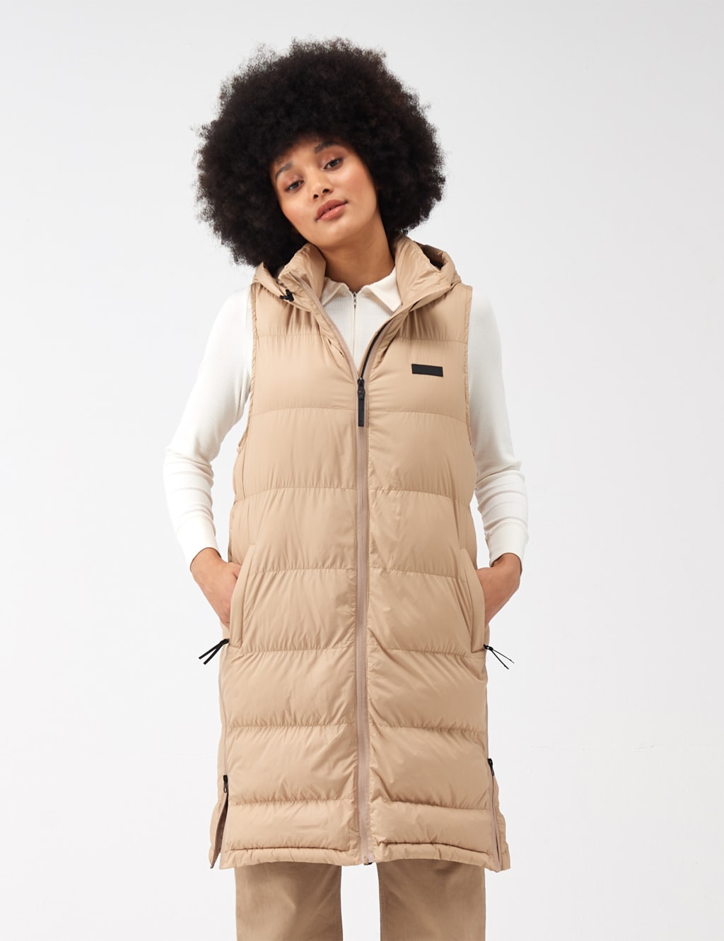 Ganella Water-Repellent Longline Gilet