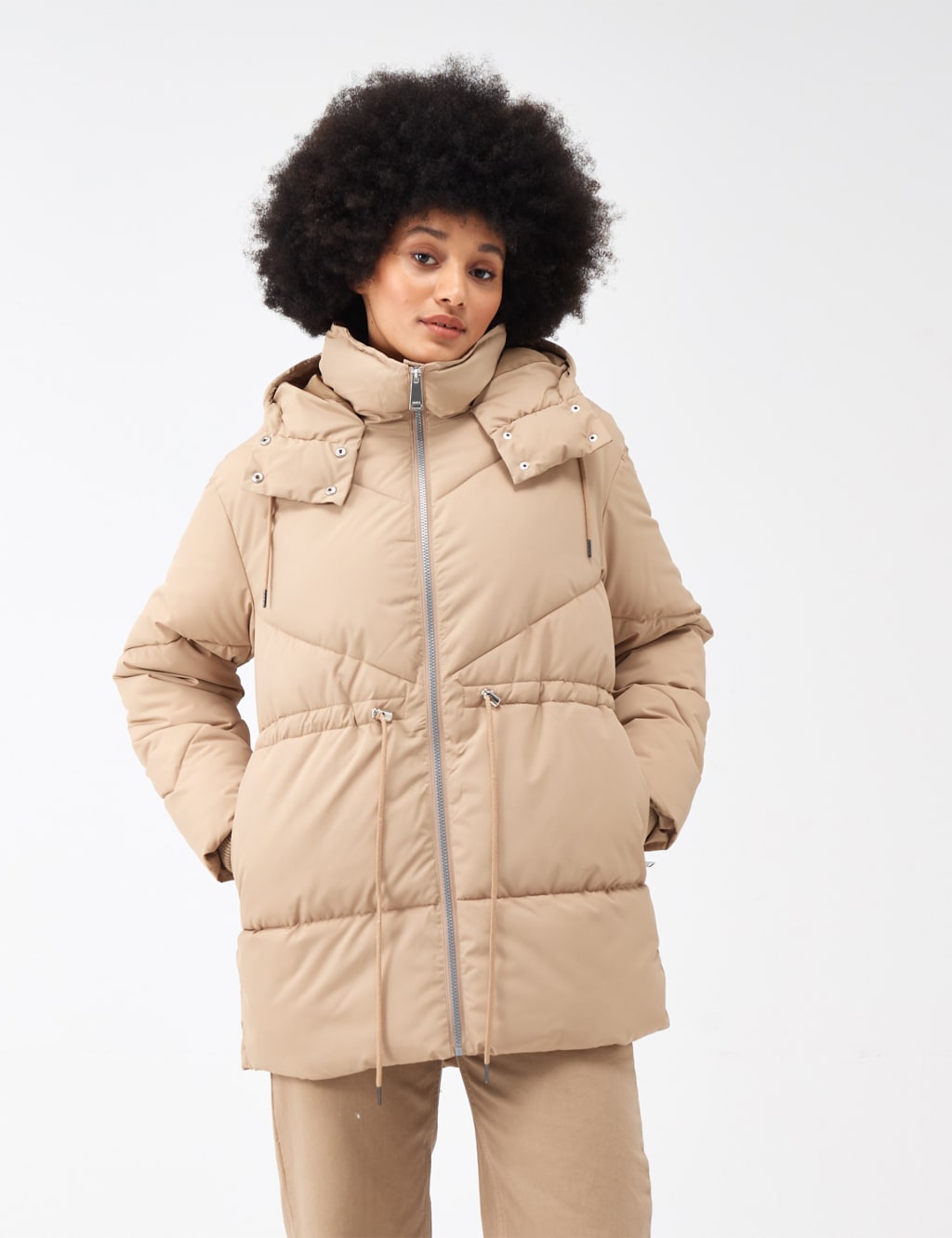 Rurie Water-Repellent Hooded Jacket