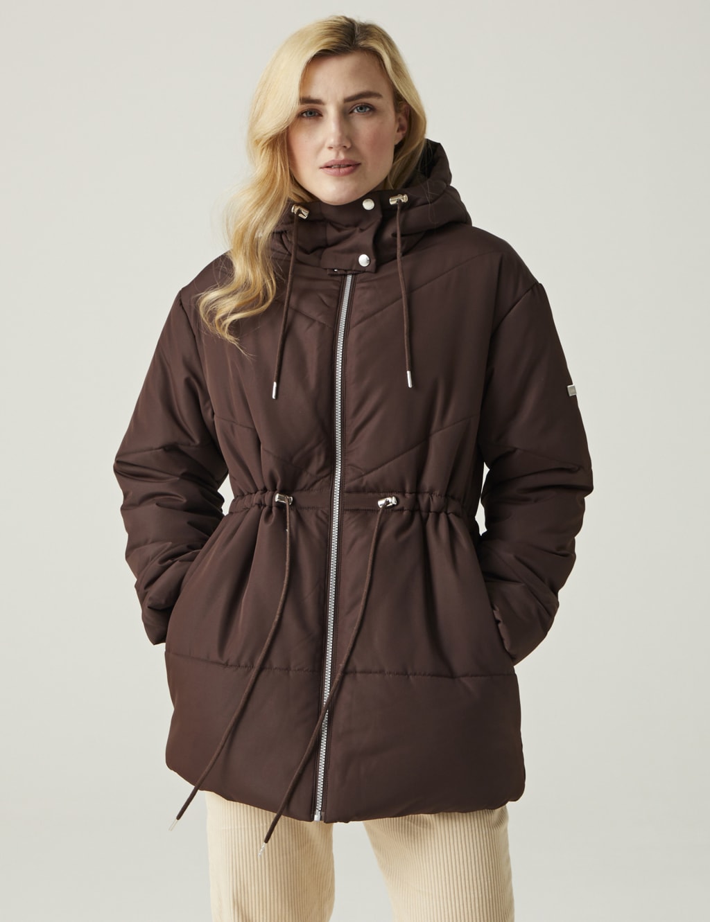 Rurie Water-Repellent Hooded Jacket