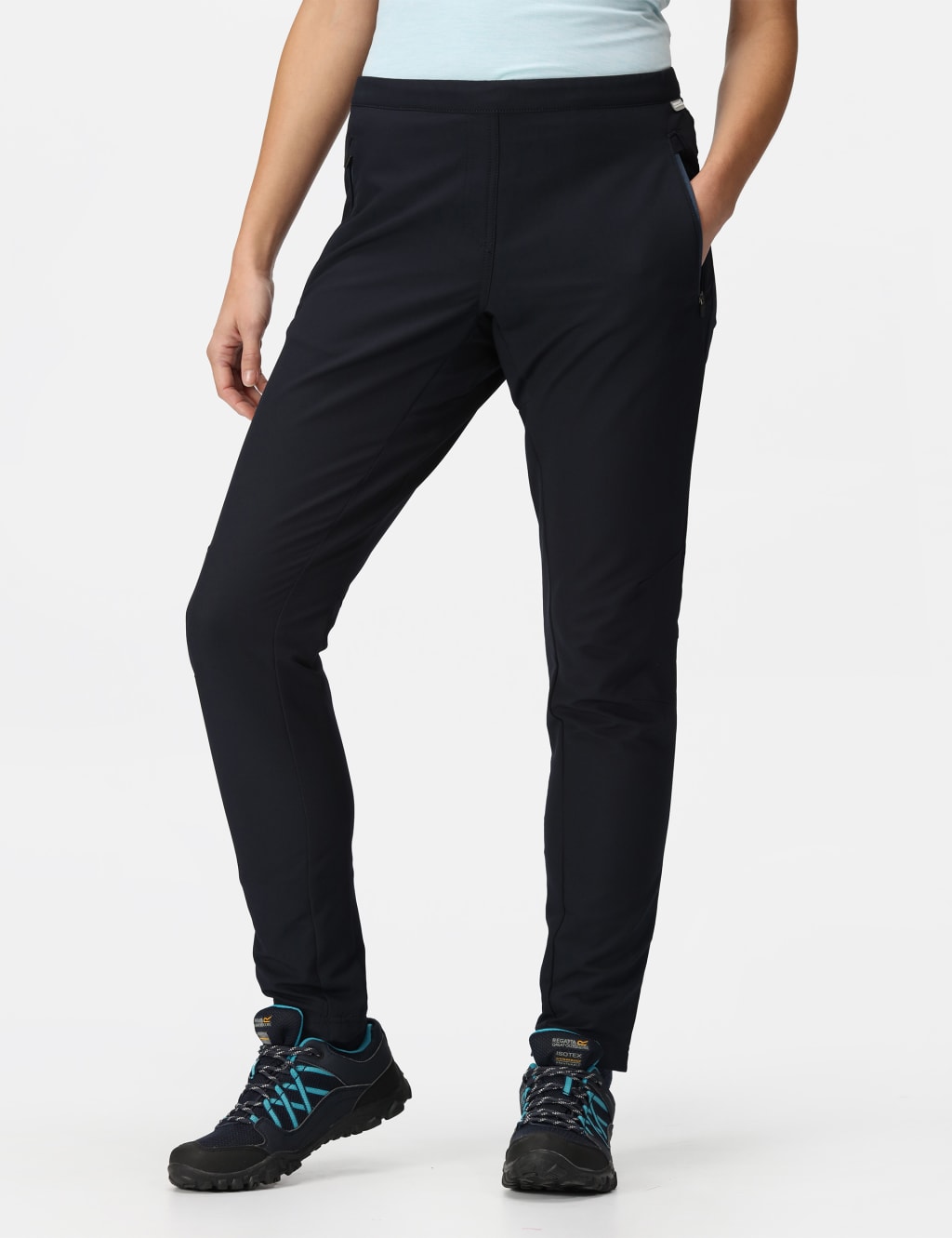 Regatta Women's Pentre Stretch Water Repellent Trousers - 18 - Dark Blue, Dark Blue