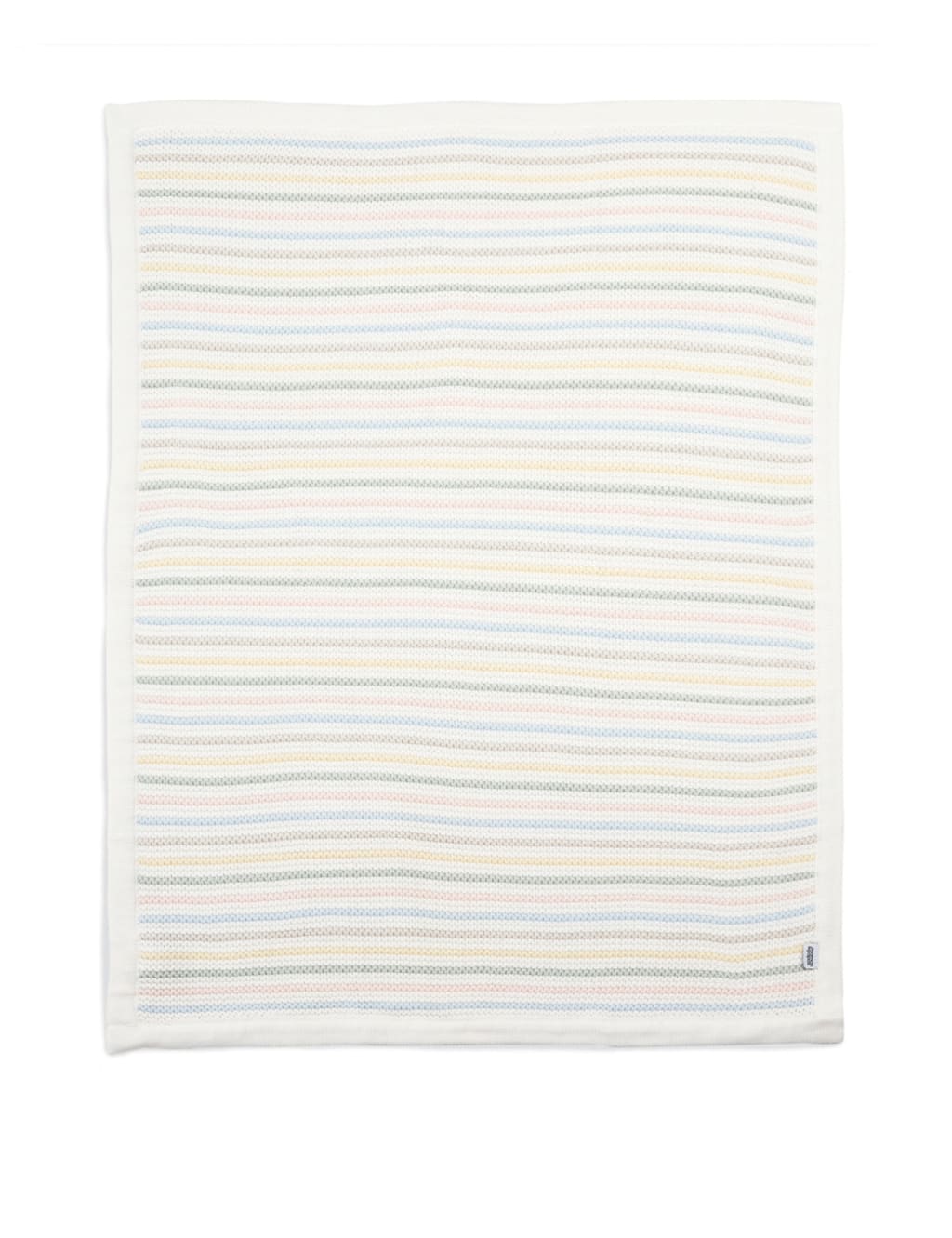 Knitted Pastel Stripe Shawl