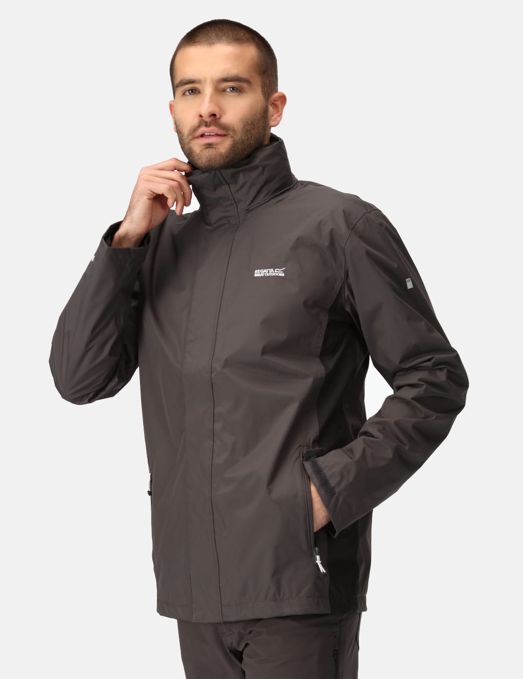 Regatta Men's Matt Waterproof Anorak - Black, Black