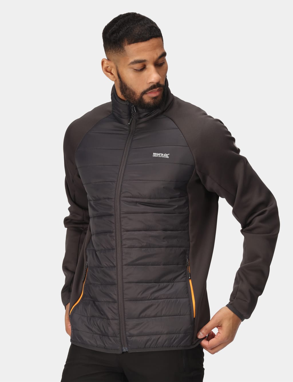 Regatta Men's Clumber IV Water-Repellent Puffer Jacket - S - Black, Black