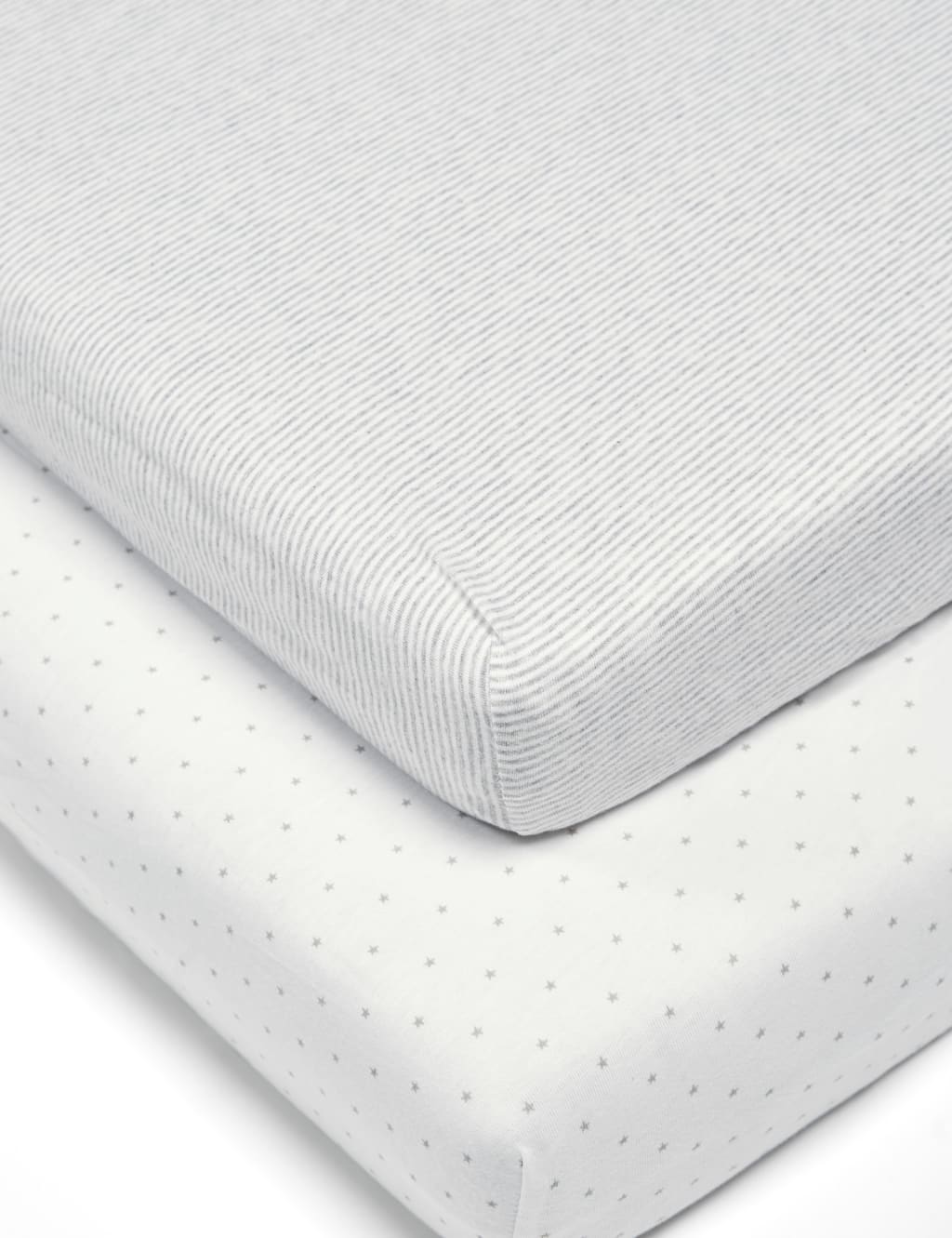 2pk Welcome to the World Cotbed Fitted Sheets