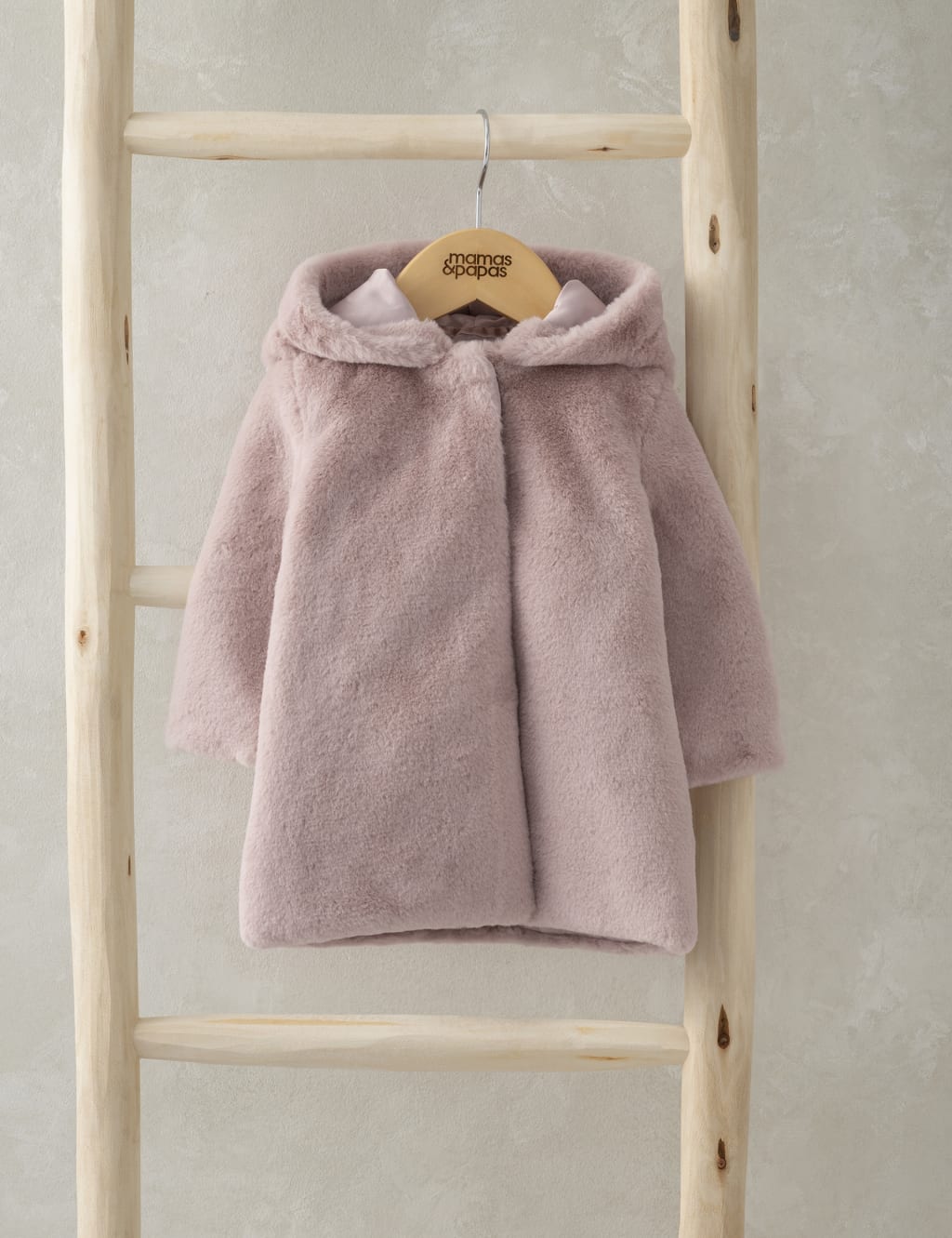 Faux Fur Hooded Jacket (3 Mths - 3 Yrs)