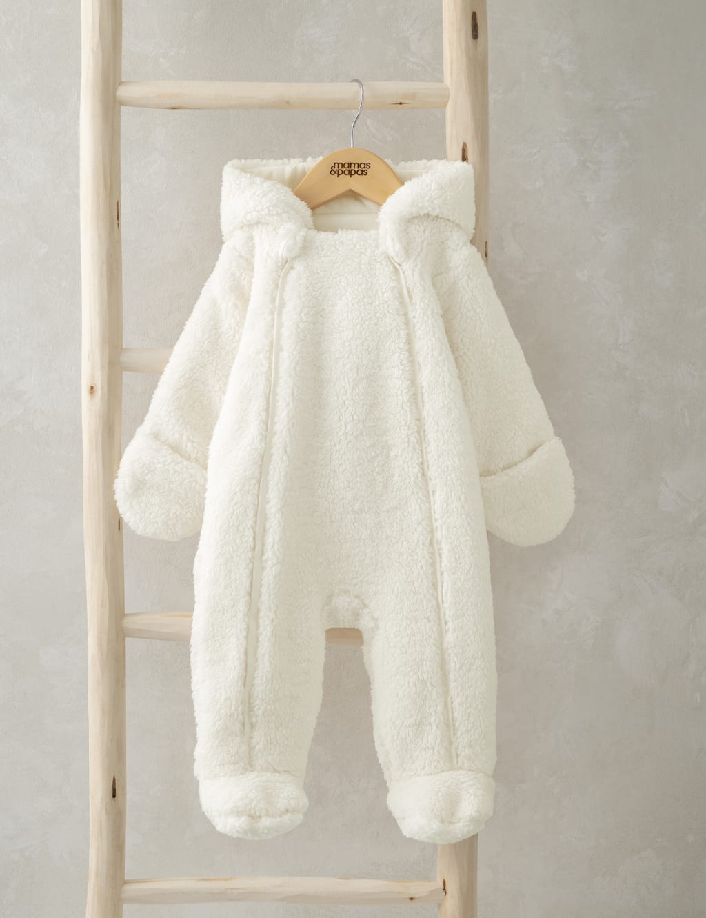 Borg Hooded Pramsuit (0-12 Mths)