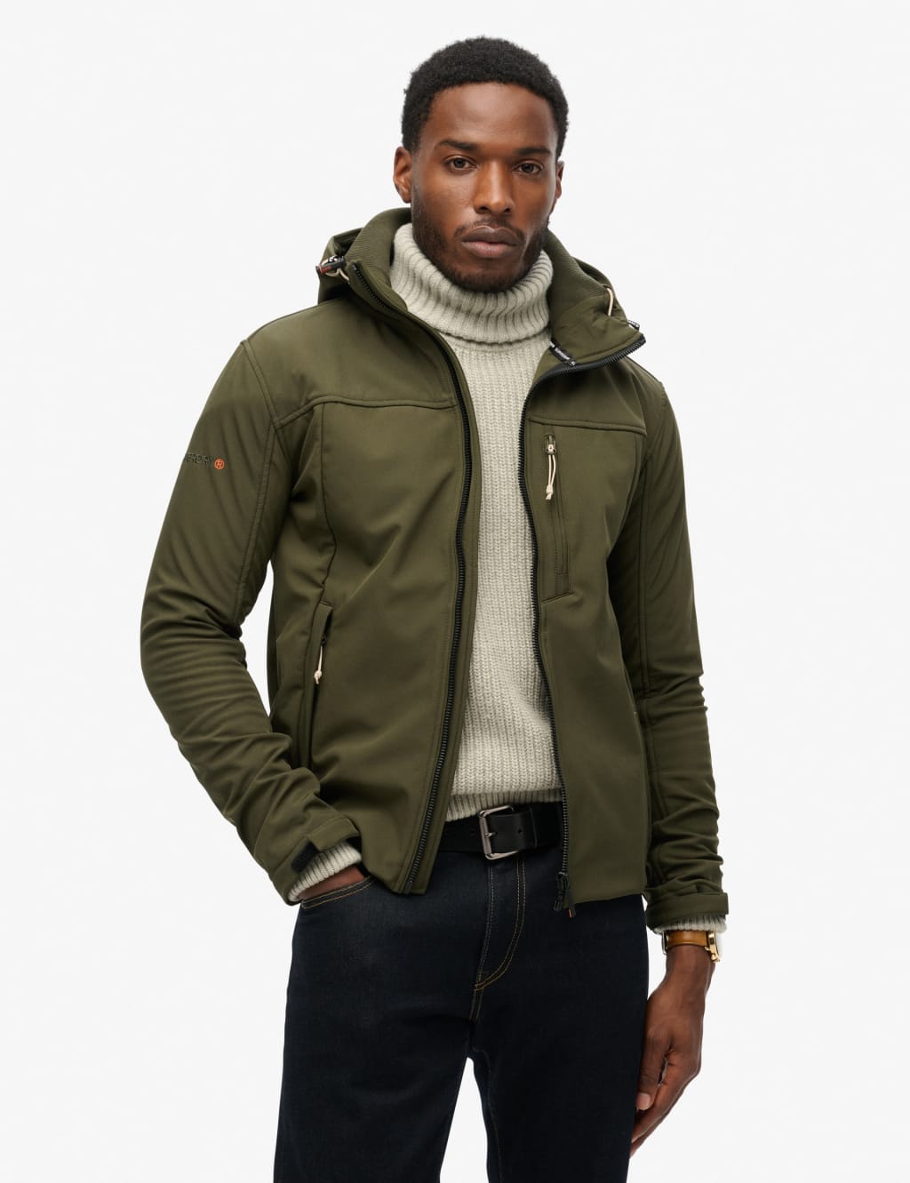Superdry & Co Hooded Utility Jacket Green