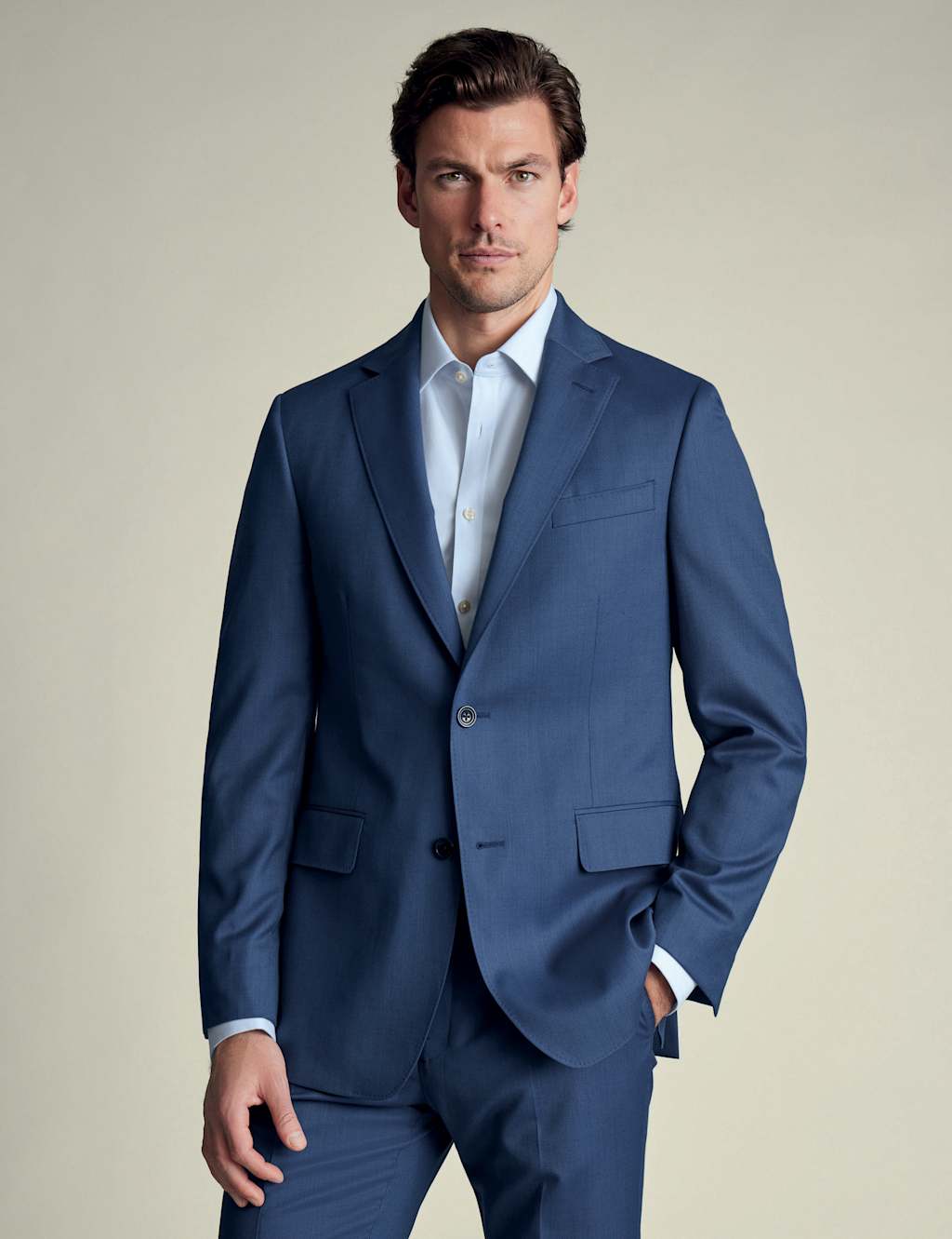 Slim Fit Pure Wool Crease Recovery Suit Jacket
