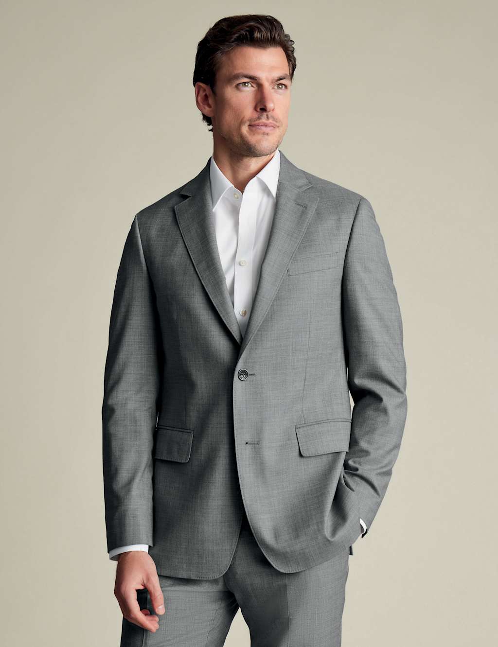 Slim Fit Pure Wool Crease Recovery Suit Jacket