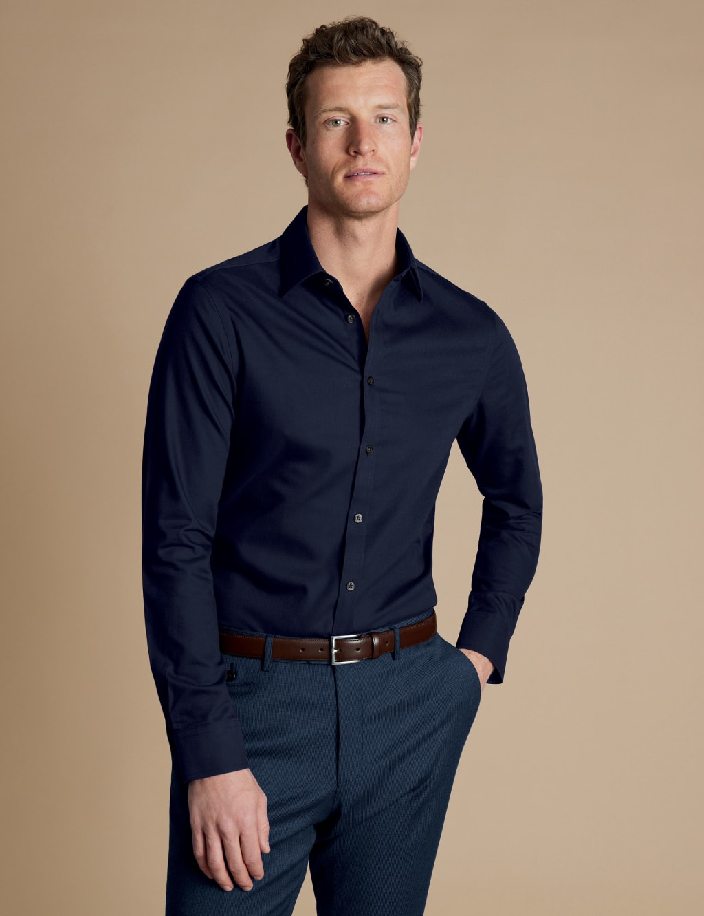 Slim Fit Pure Cotton Oxford Shirt