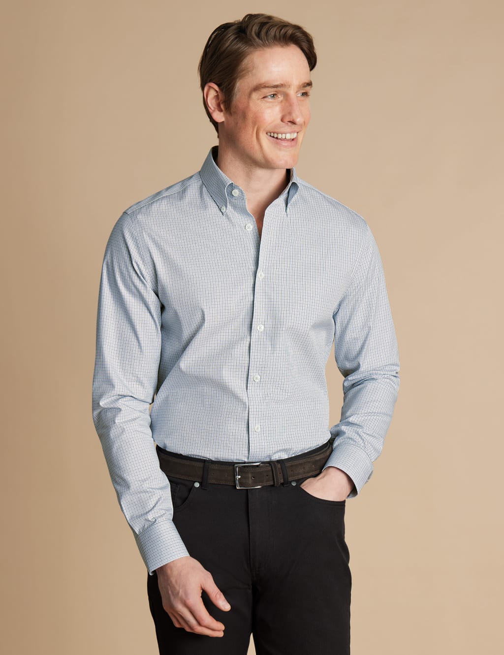 Men's Button Down Collared Neck Shirt