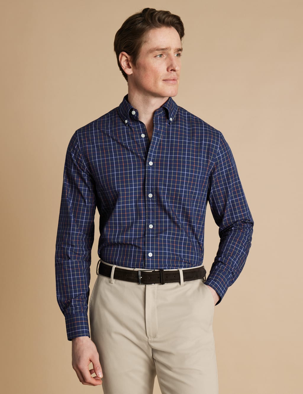 M.CHUCK SOLID SHIRT S/S BK216792 main image 0