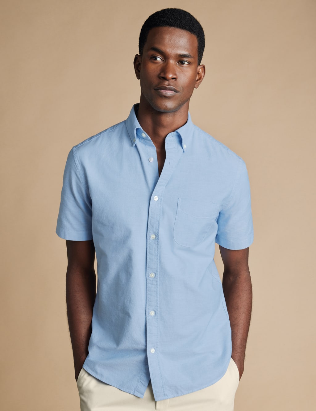 Slim Fit Pure Cotton Oxford Shirt