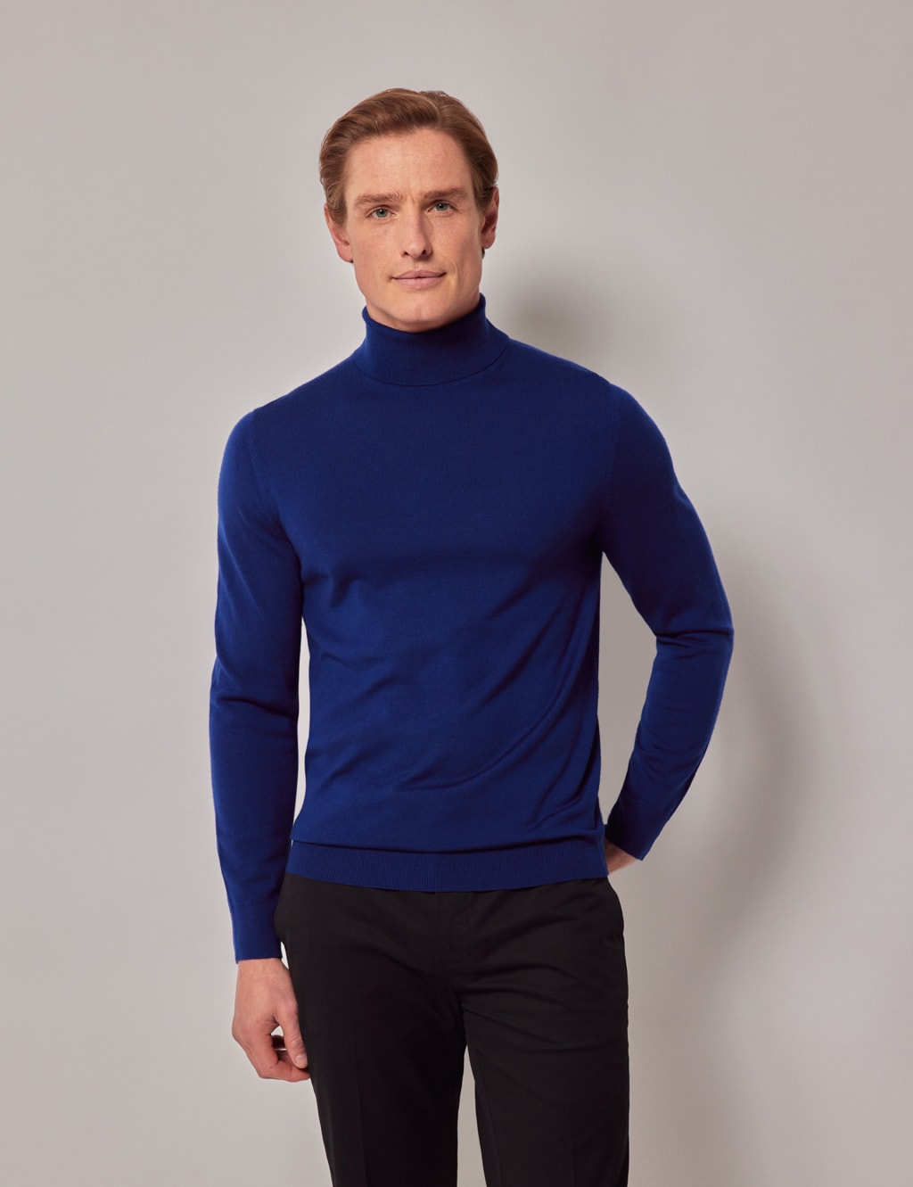 Mens roll neck jumper m&s shop
