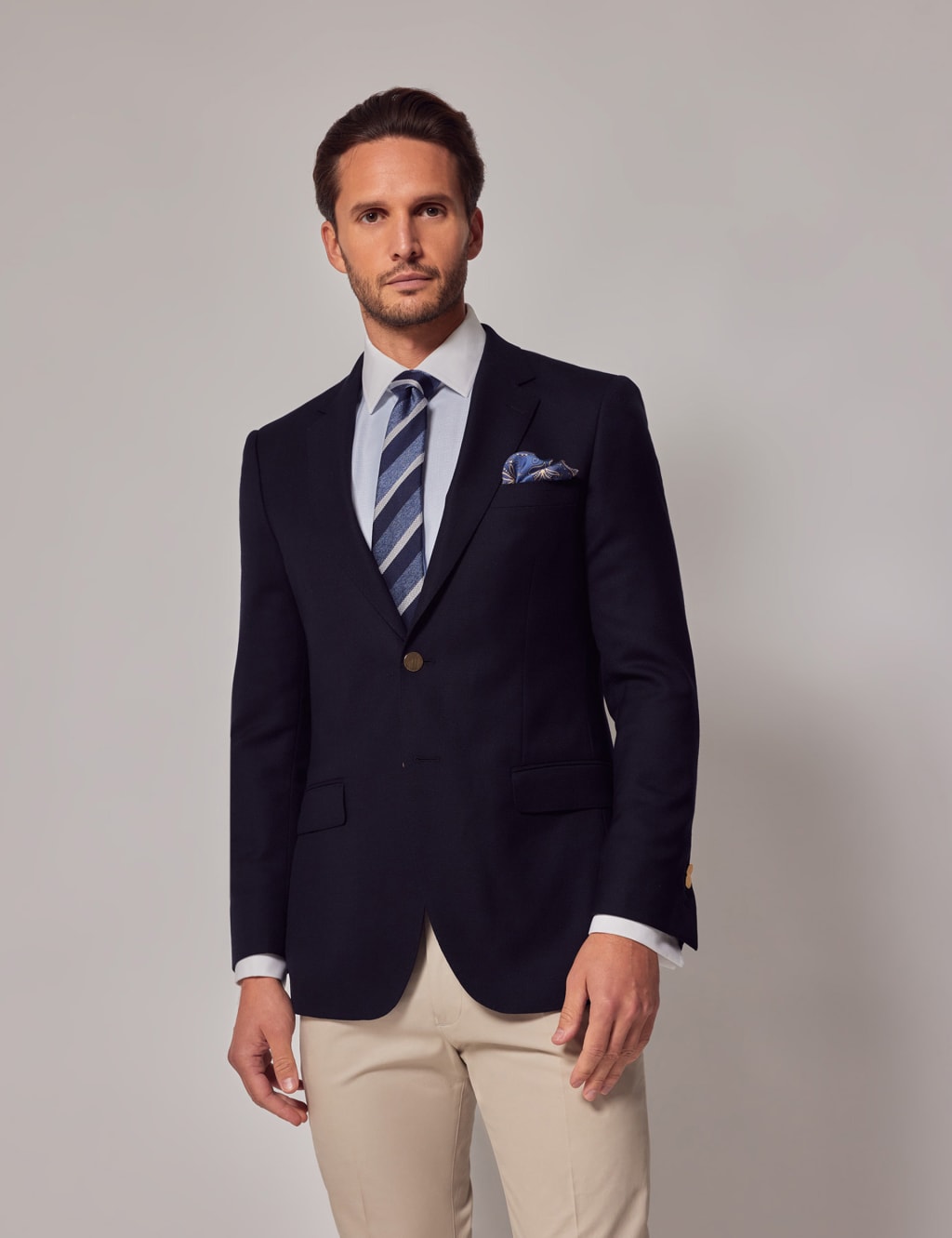 Slim Fit Pure Wool Blazer