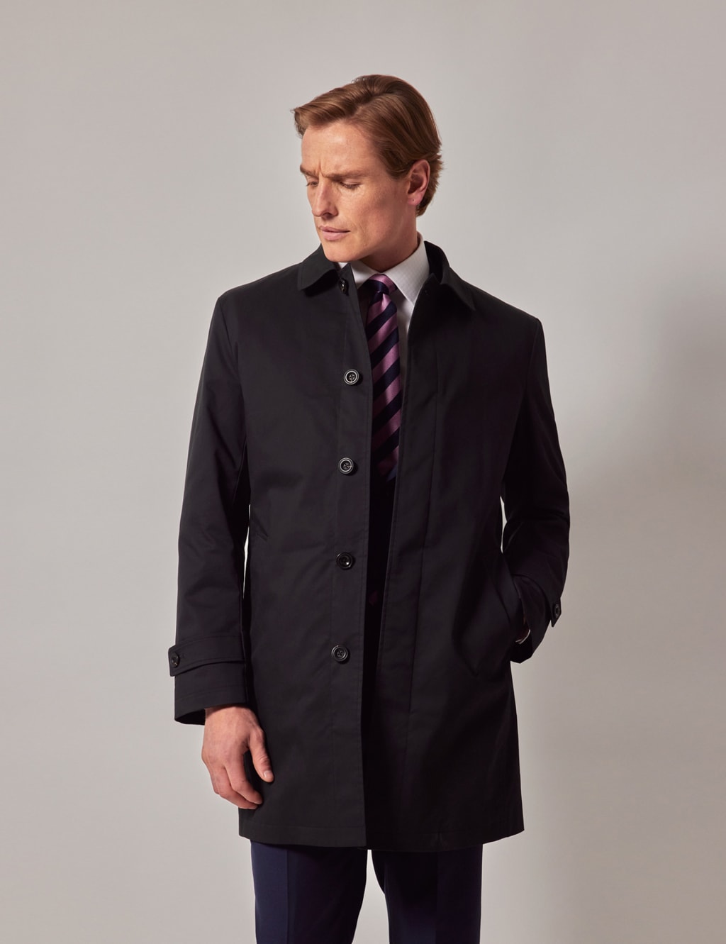 Cotton Rich Removable Lining Mac