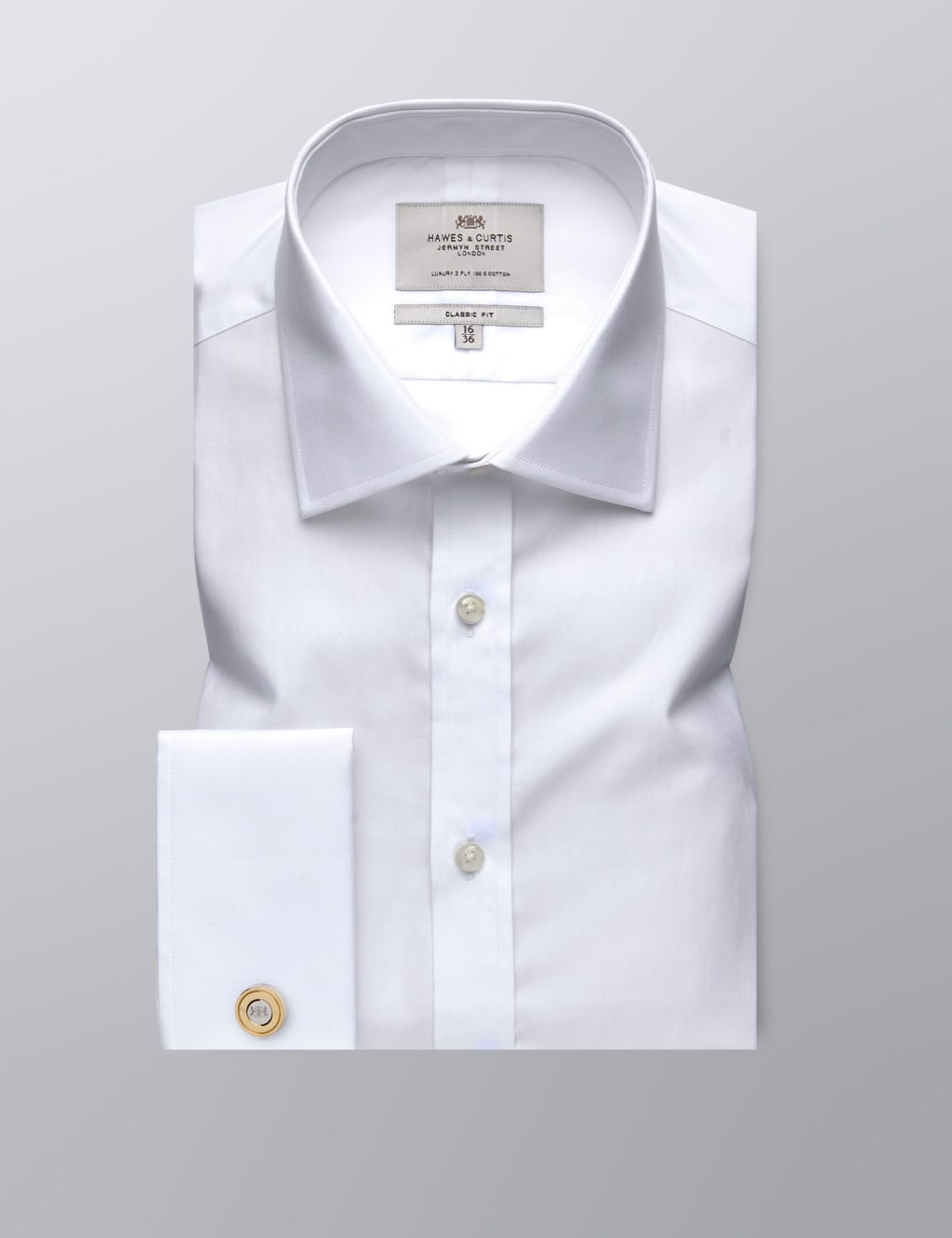 Classic Fit Easy Iron Pure Cotton Shirt