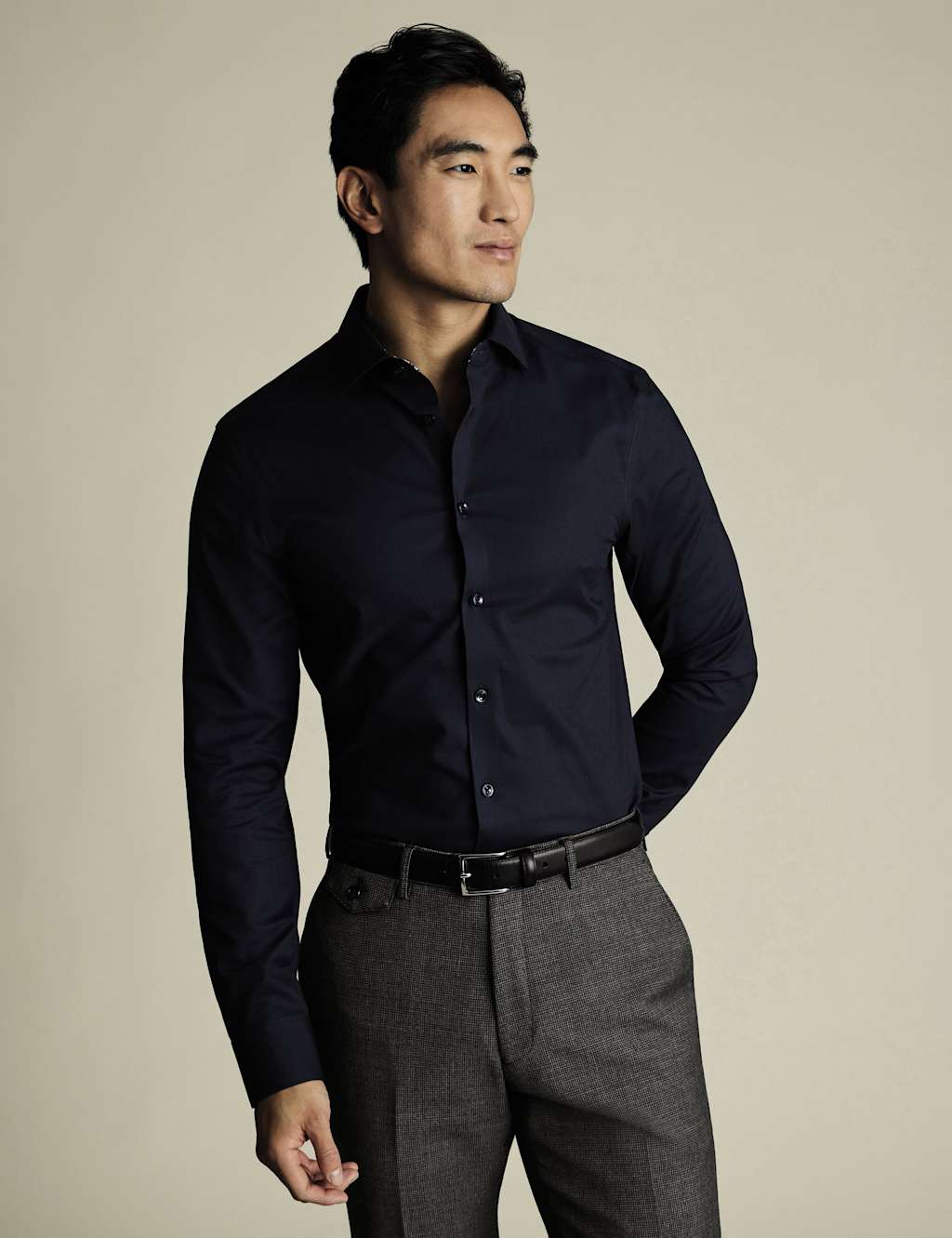 Non Iron Slim Fit Pure Cotton Shirt