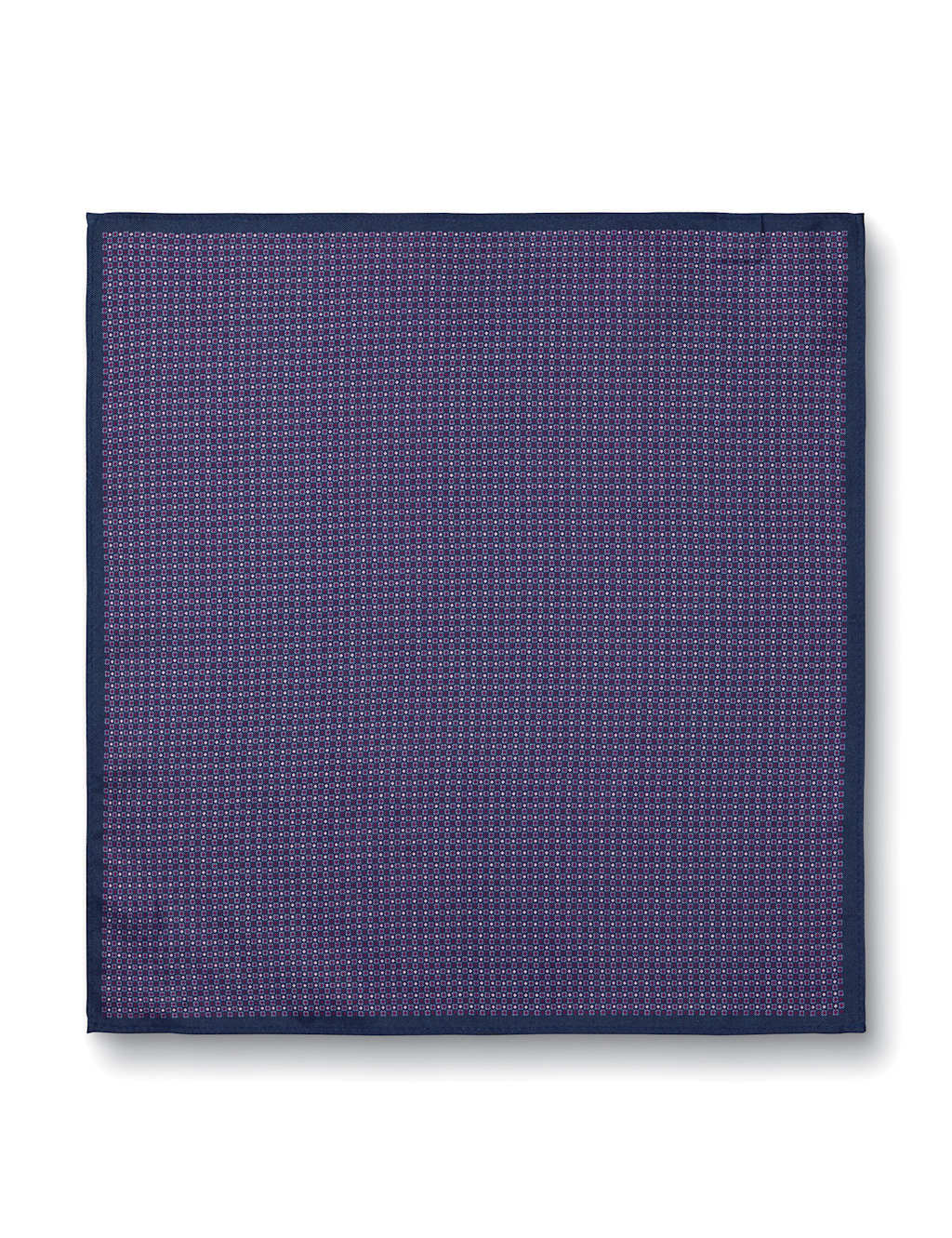Geometric Pure Silk Pocket Square