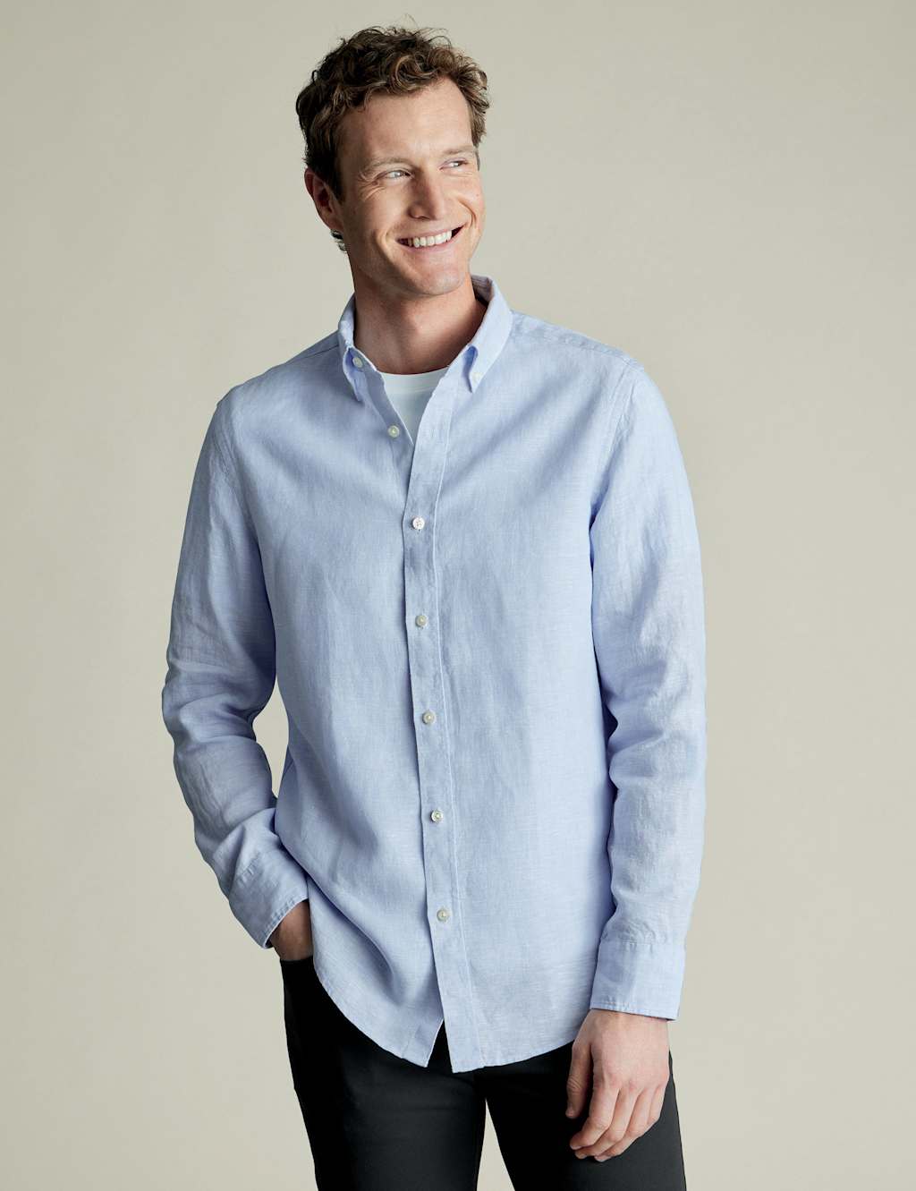 Slim Fit Pure Linen Shirt