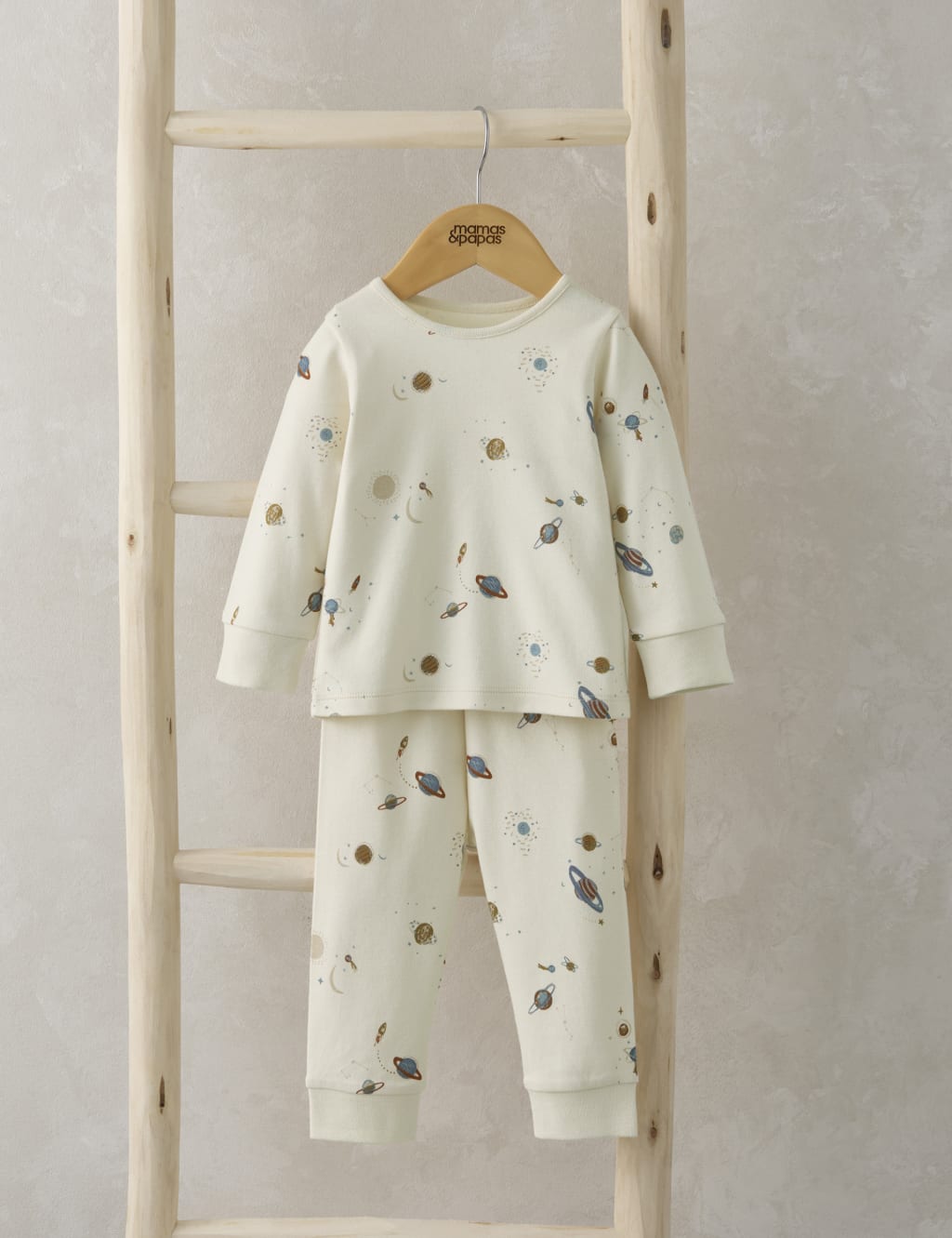 Pure Cotton Planet Print Pyjamas (0-36 Mths)