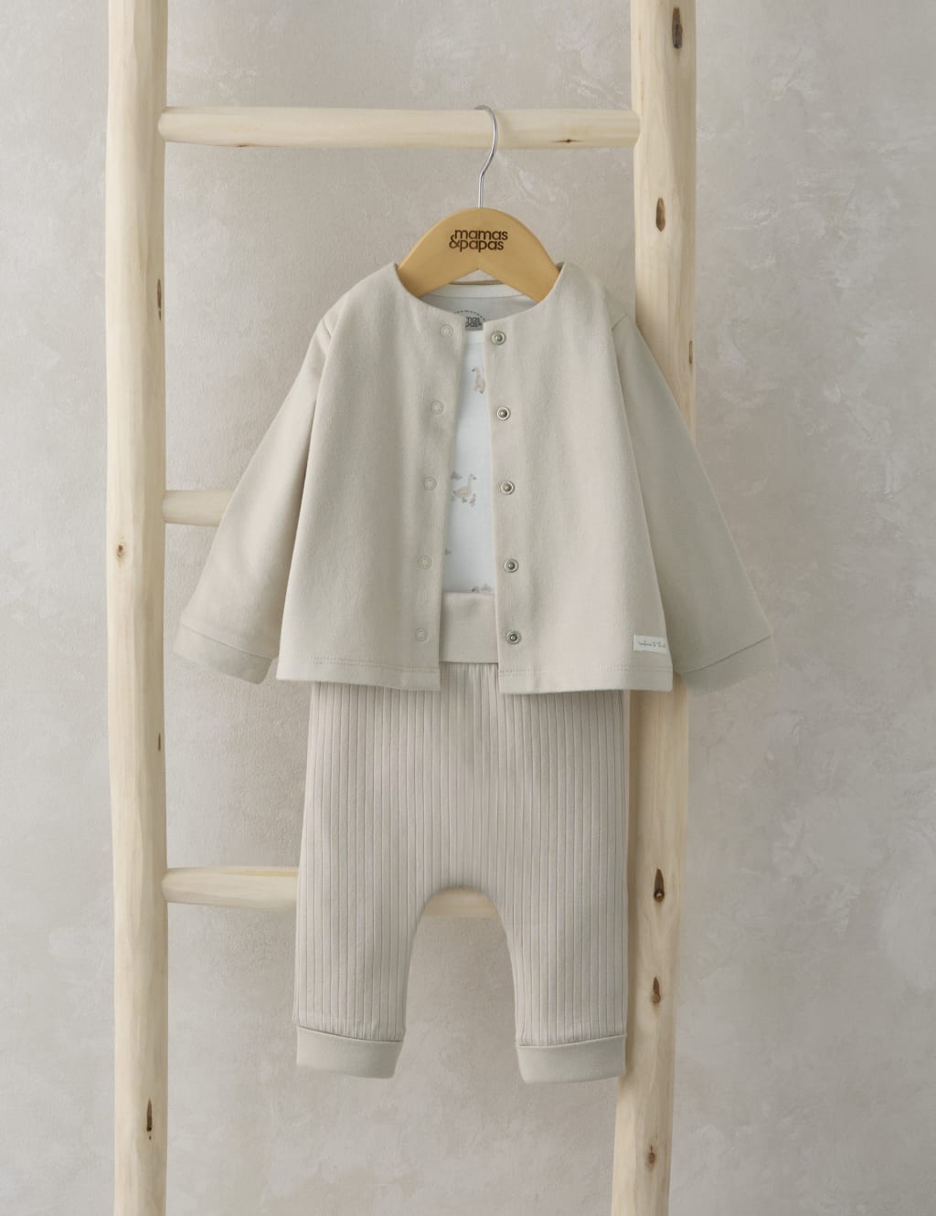 3pc Pure Cotton Duck Print Outfit (0-12 Mths)