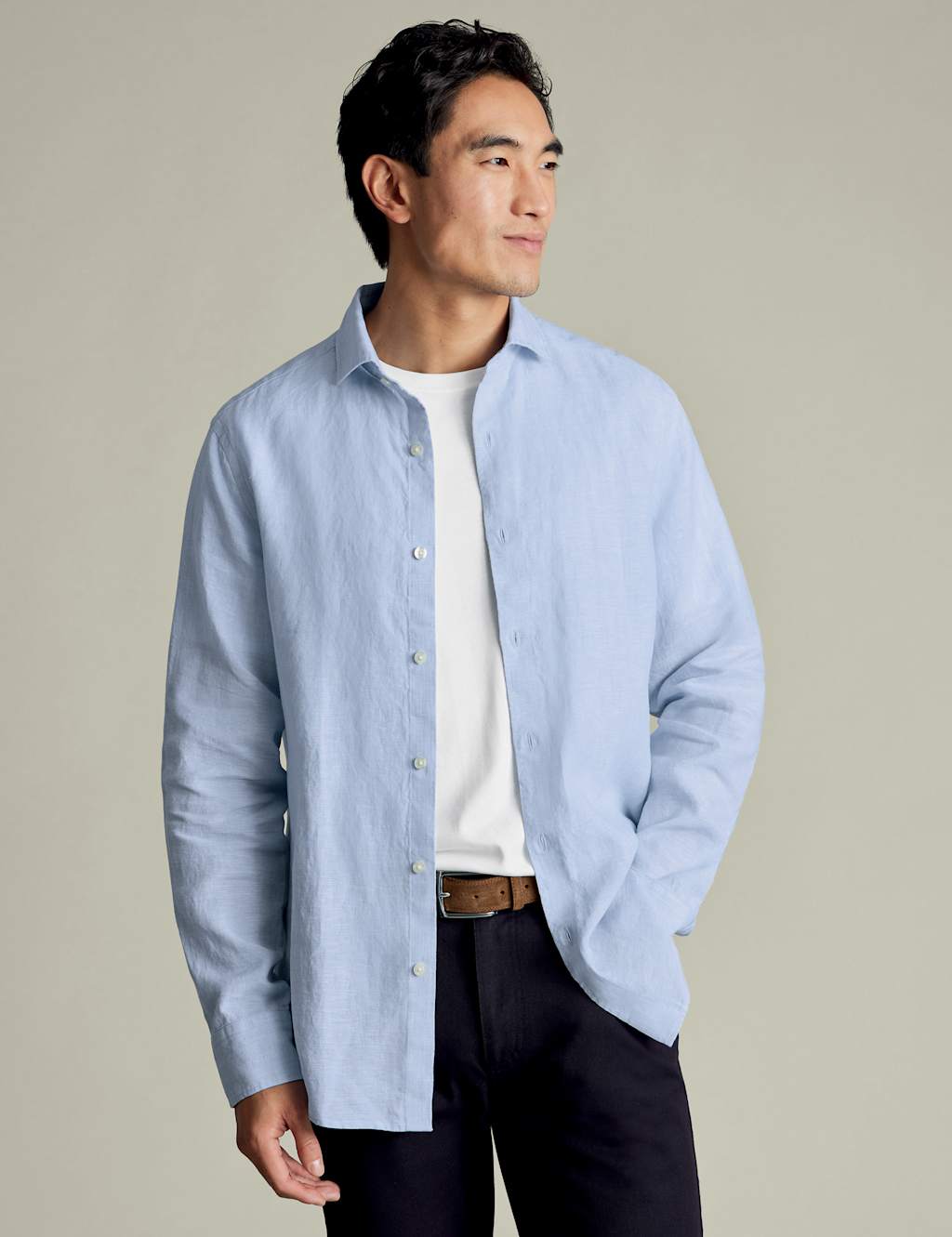 Slim Fit Pure Linen Shirt