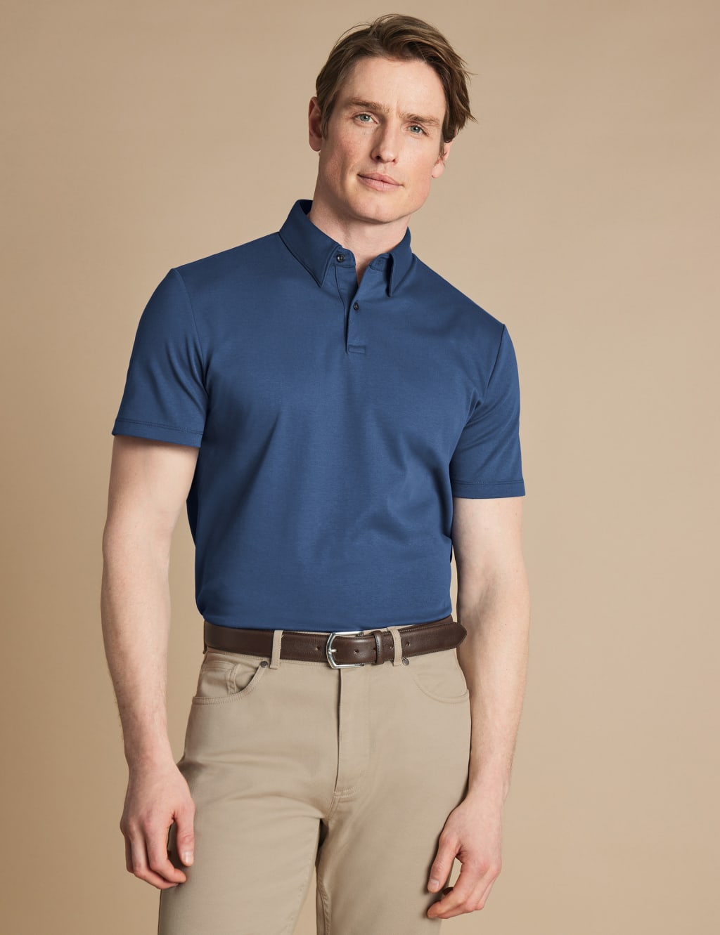 Pure Cotton Jersey Polo Shirt